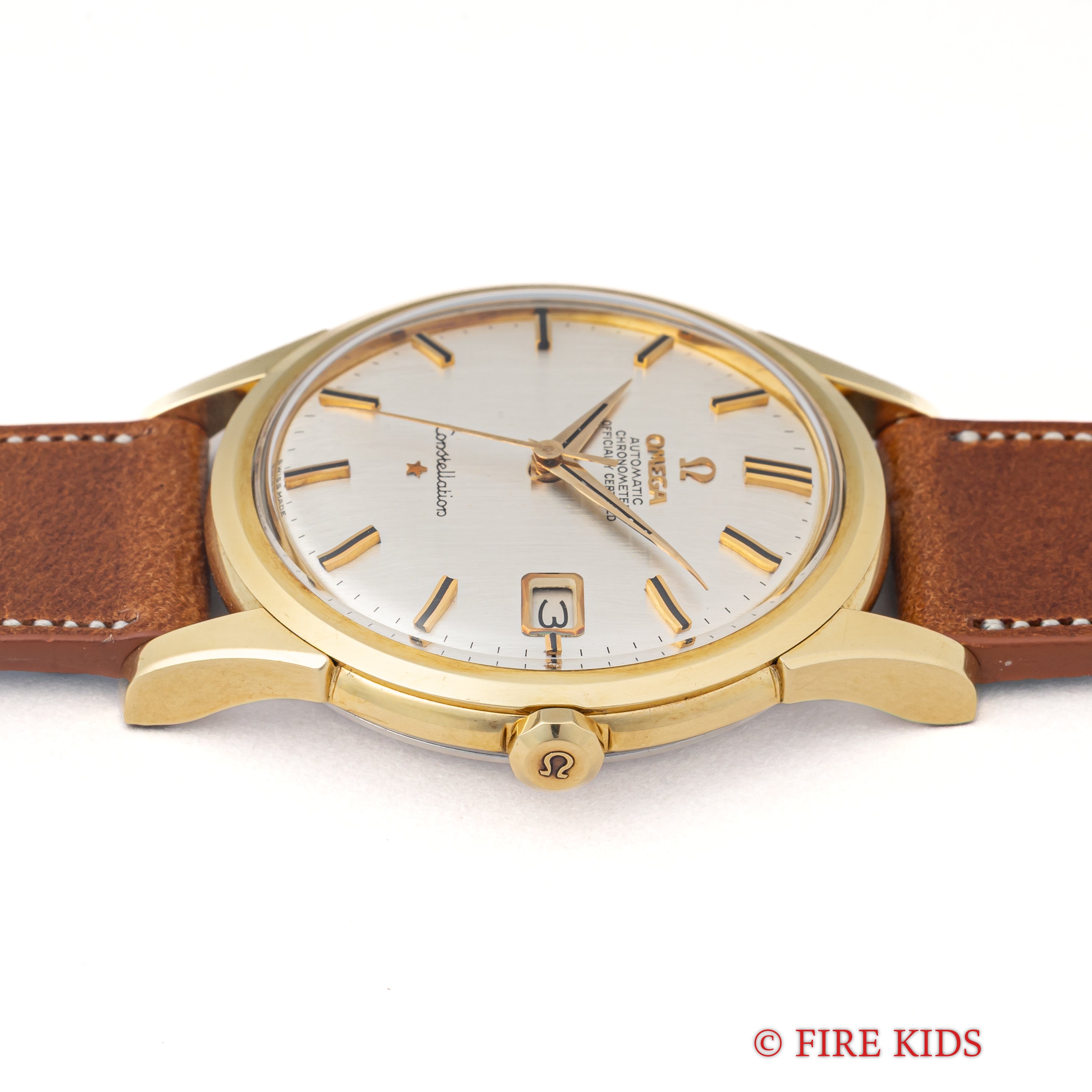 オメガ コンステレーション 1963年製 37mmトップゴールドビッグケース 自動巻クロノメーターCal.561