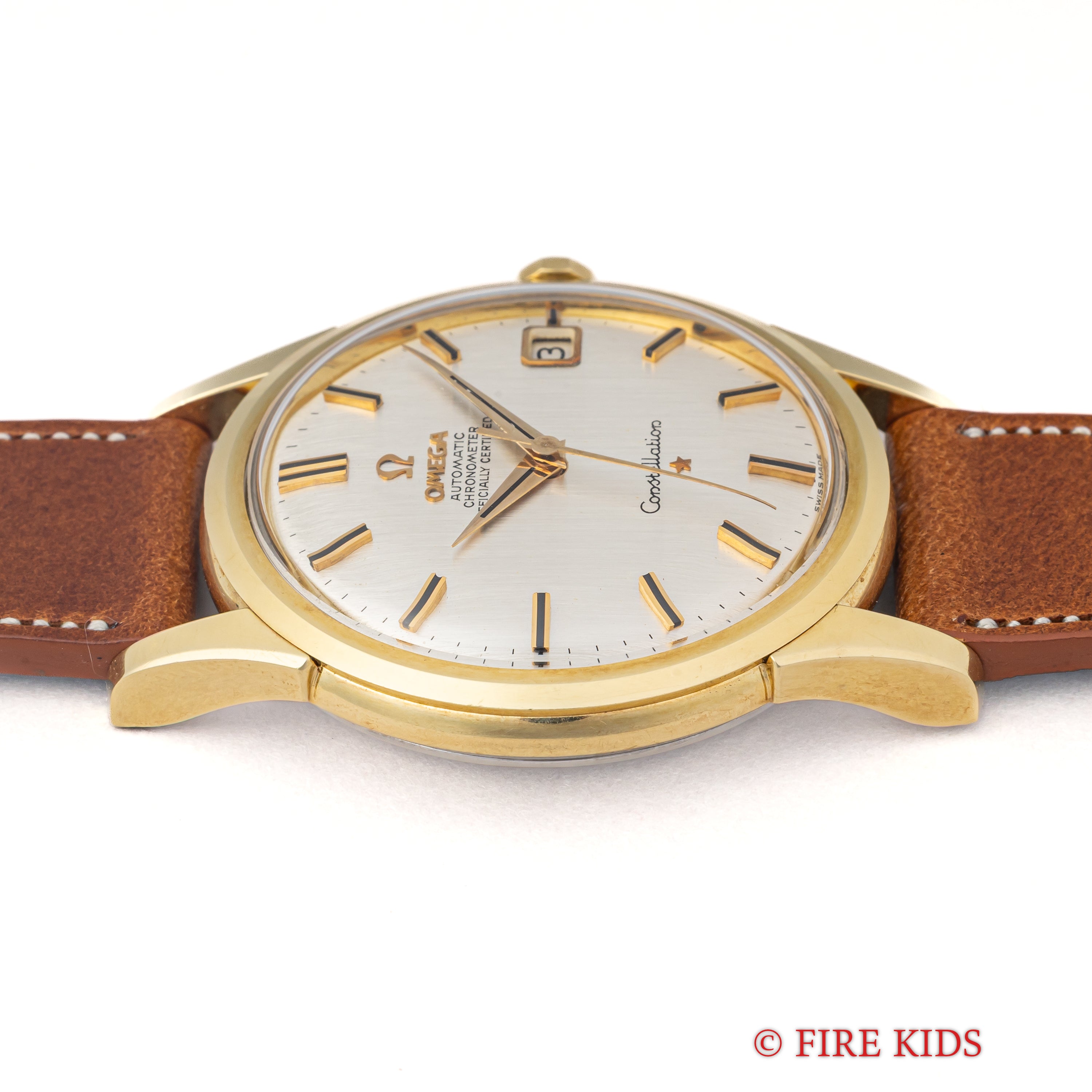 オメガ コンステレーション 1963年製 37mmトップゴールドビッグケース 自動巻クロノメーターCal.561