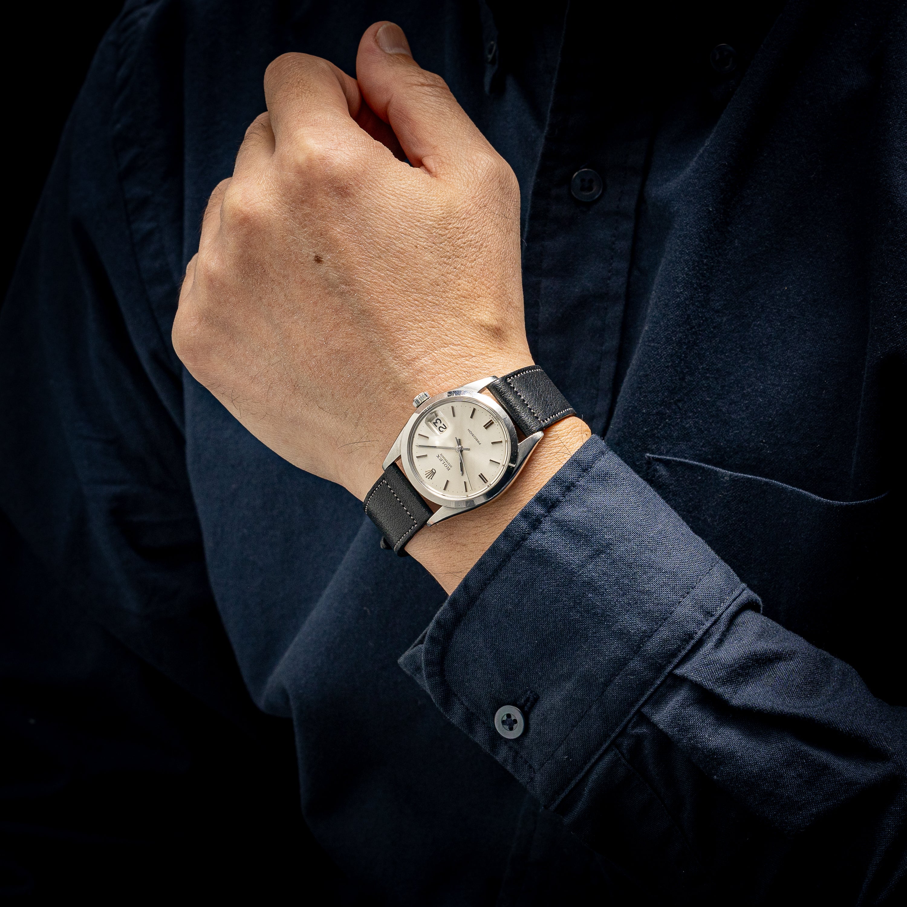 ロレックス オイスターデイト 1967年製 Ref.6694 手巻き シルバーダイヤル