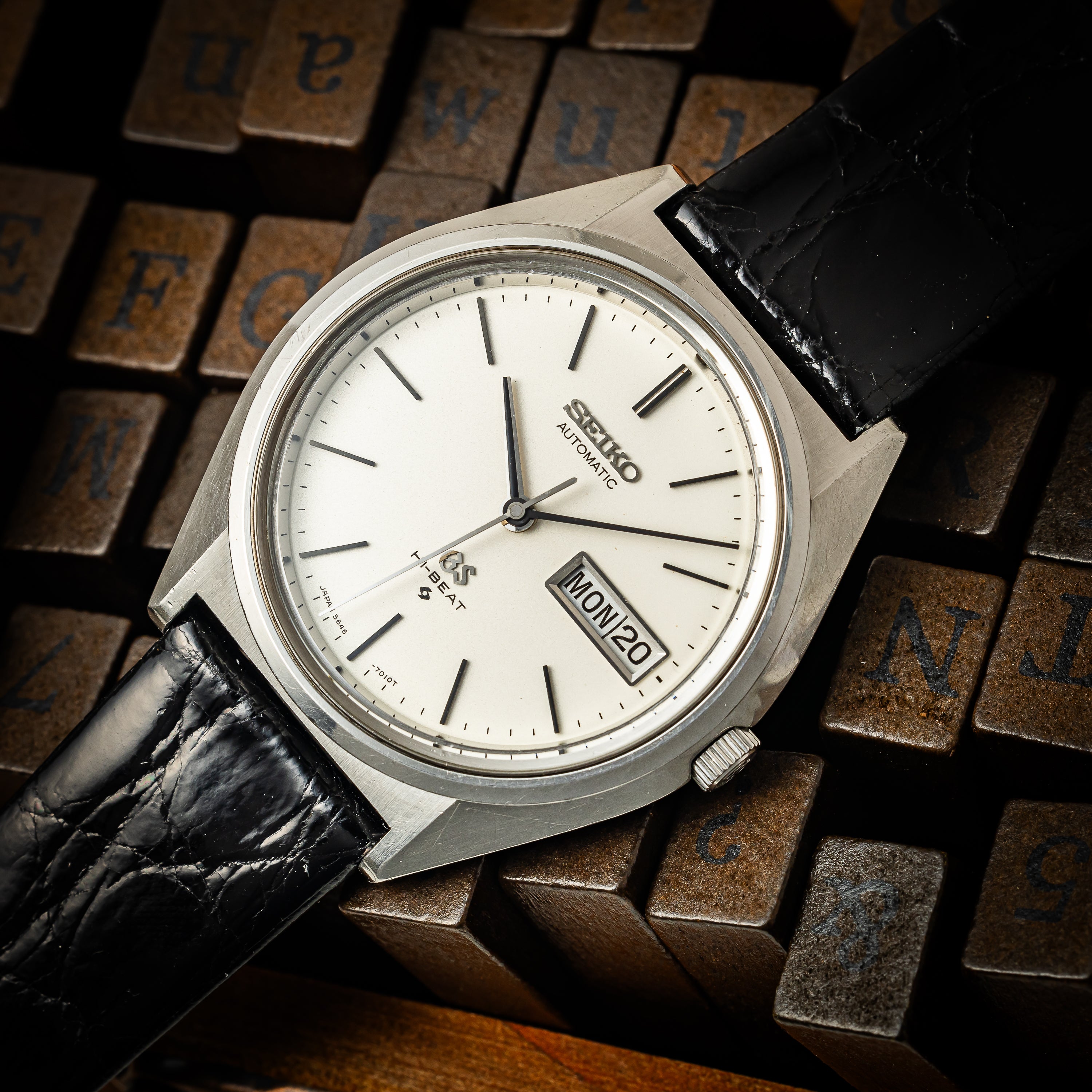 グランドセイコー 1970年製(昭和45年製) Ref.5646-7010 56GS アイボリーダイヤル 8振動自動巻き