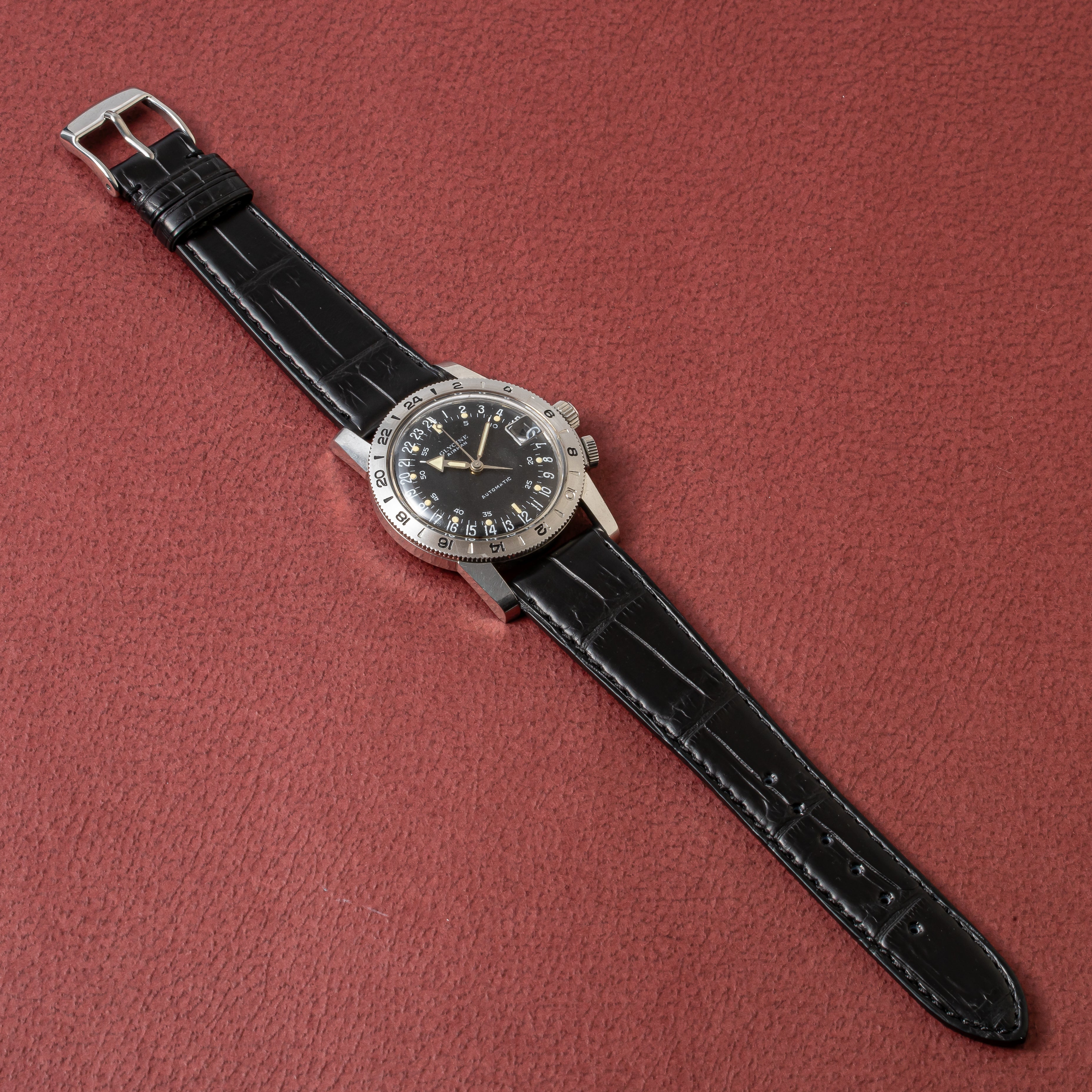 グリシン エアマン 24時間時計 1960年代製 ベトナム戦争 パイロットウォッチ