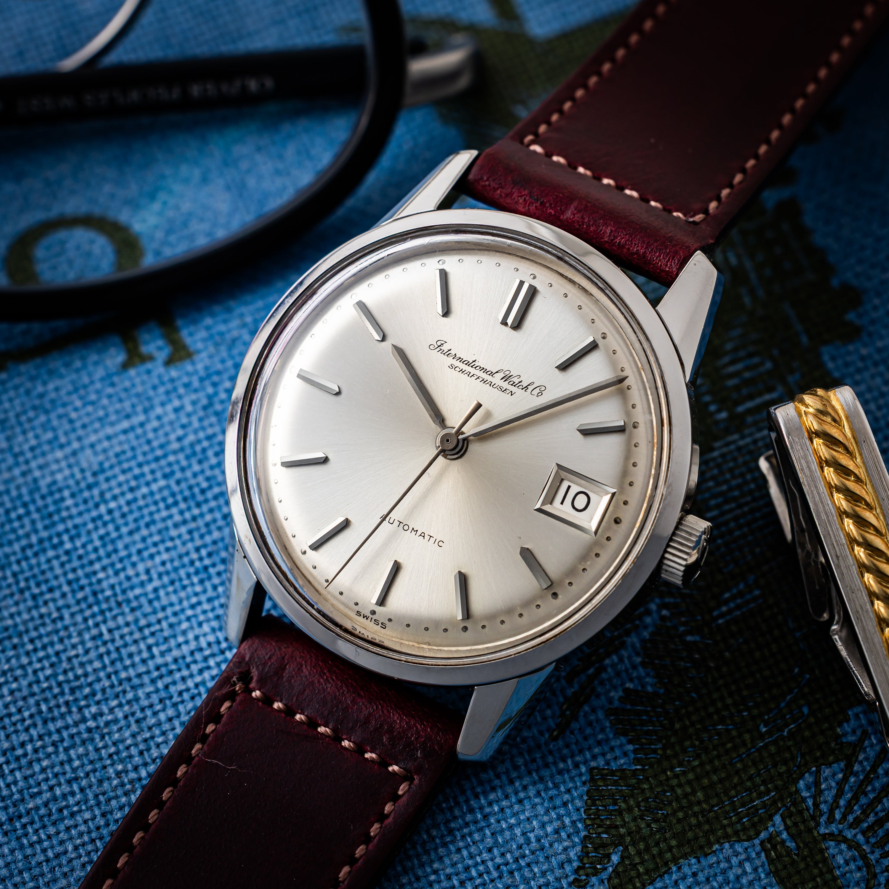 IWC ラウンドケース デイト ペラトン式 自動巻き 1967年製 Ref.R810A Cal.8541 ギャラ付き