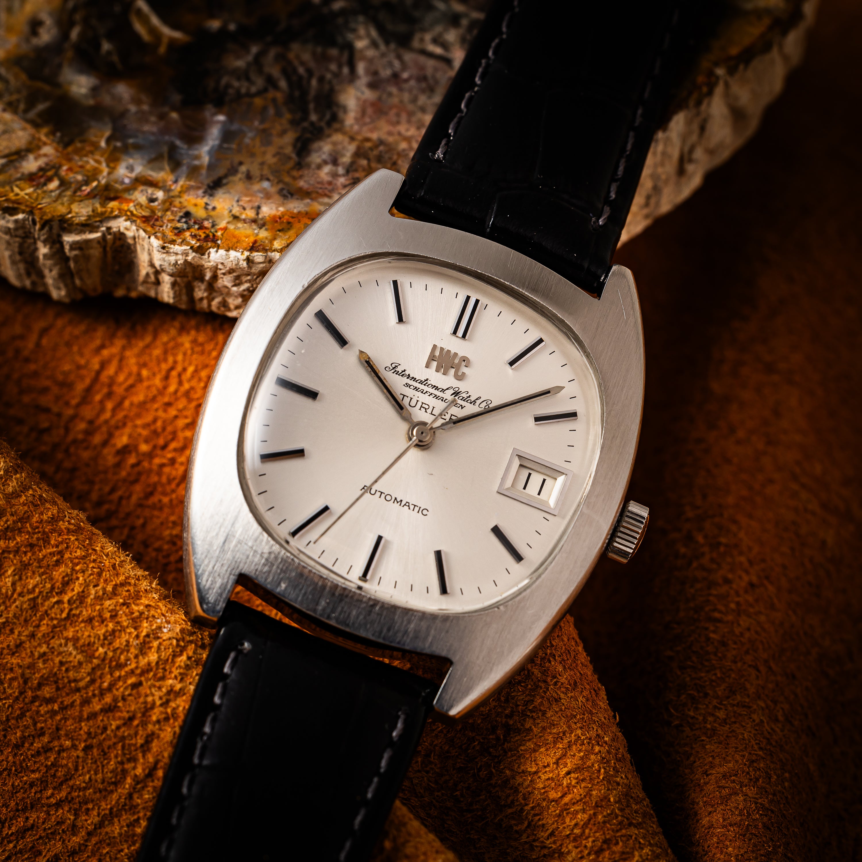 IWCトノー型 チューラーWネーム 1970年製/昭和45年製 純正尾錠付き ペラトン式自動巻き Cal.8541B