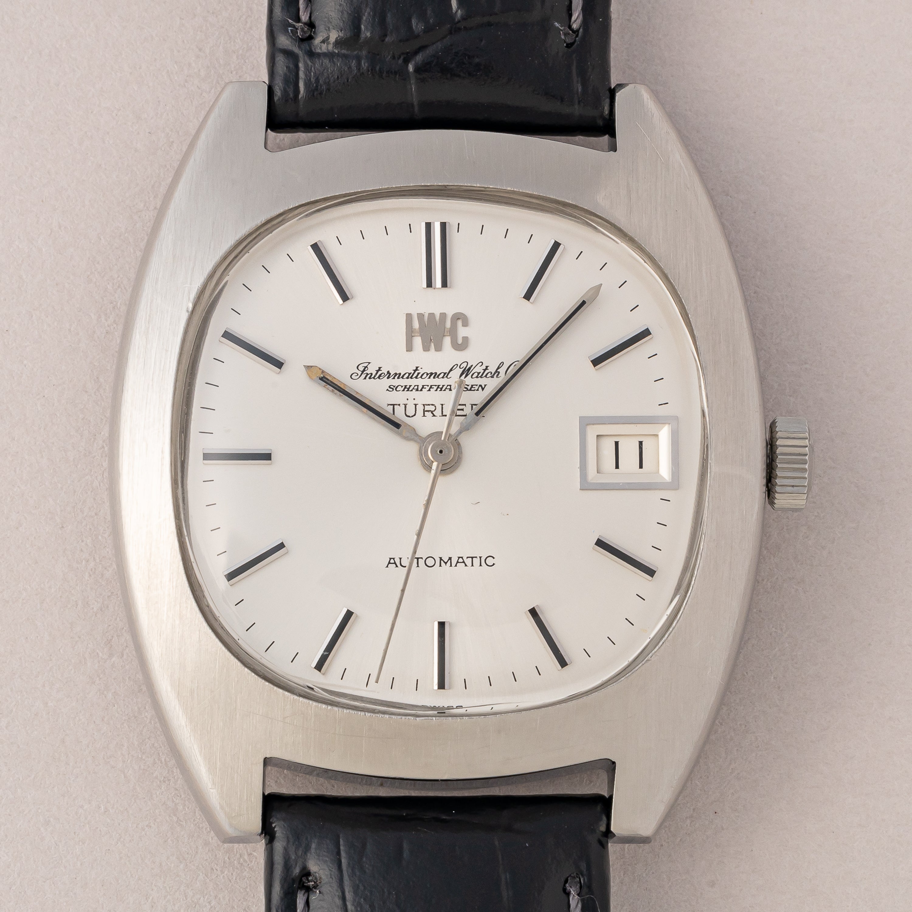 IWCトノー型 チューラーWネーム 1970年製/昭和45年製 純正尾錠付き ペラトン式自動巻き Cal.8541B