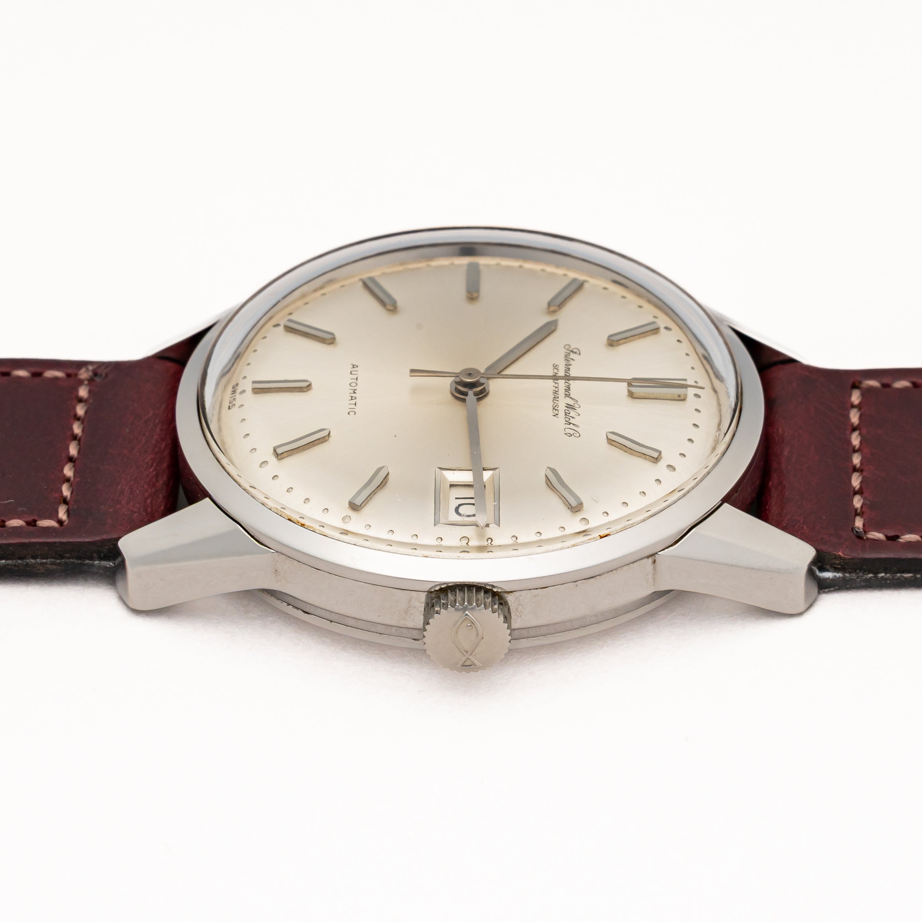 IWC ラウンドケース デイト ペラトン式 自動巻き 1967年製 Ref.R810A Cal.8541 ギャラ付き
