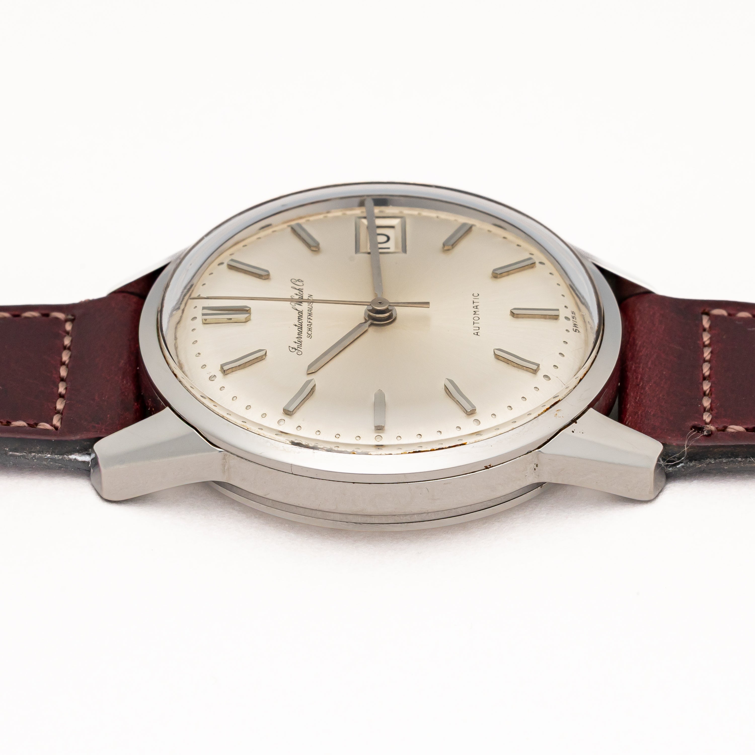 IWC ラウンドケース デイト ペラトン式 自動巻き 1967年製 Ref.R810A Cal.8541 ギャラ付き