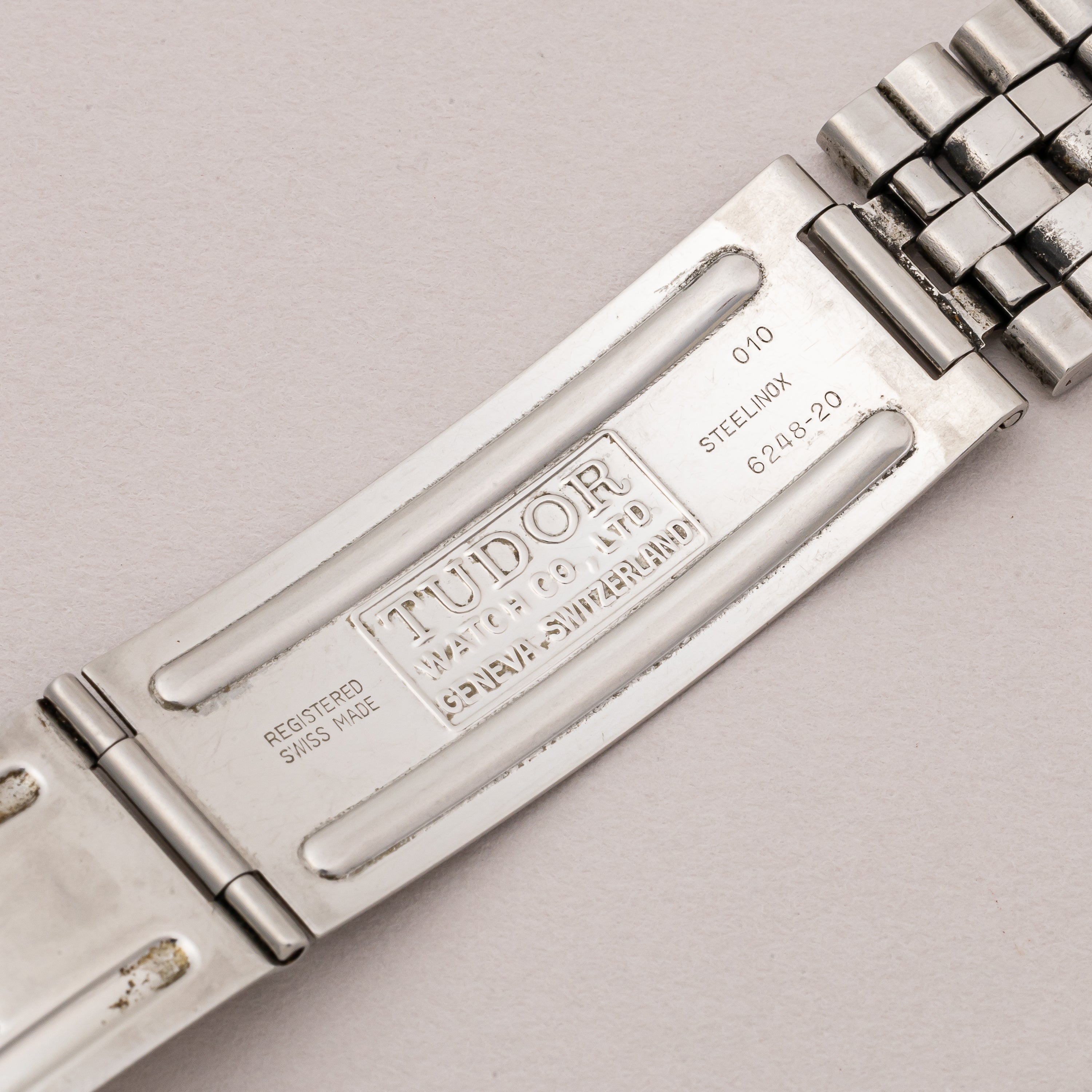 チューダー オイスタープリンス デイトデイ 1984年製 Ref.94710 シルバーダイヤル 箱、ギャラ、タグ付き