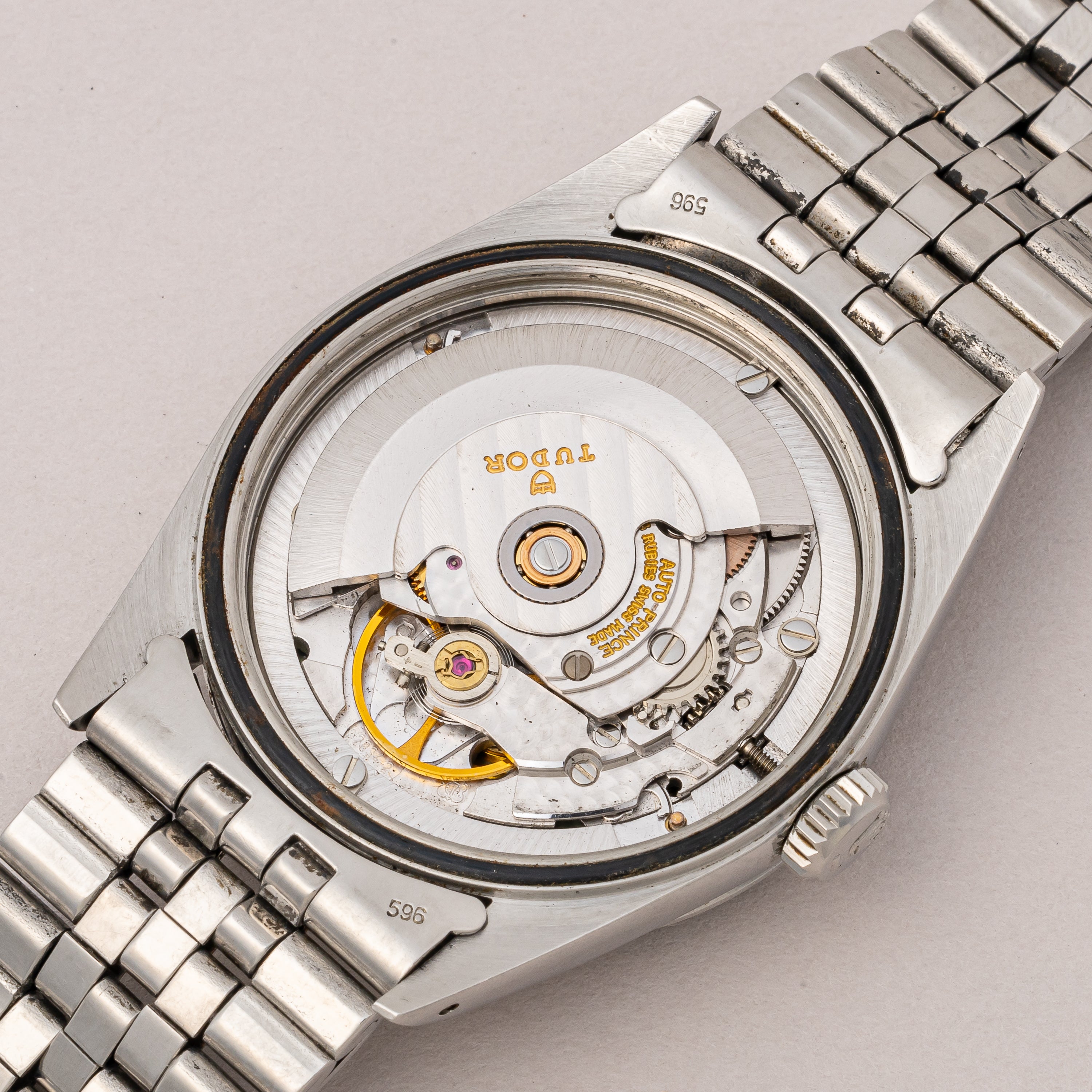 チューダー オイスタープリンス デイトデイ 1984年製 Ref.94710 シルバーダイヤル 箱、ギャラ、タグ付き