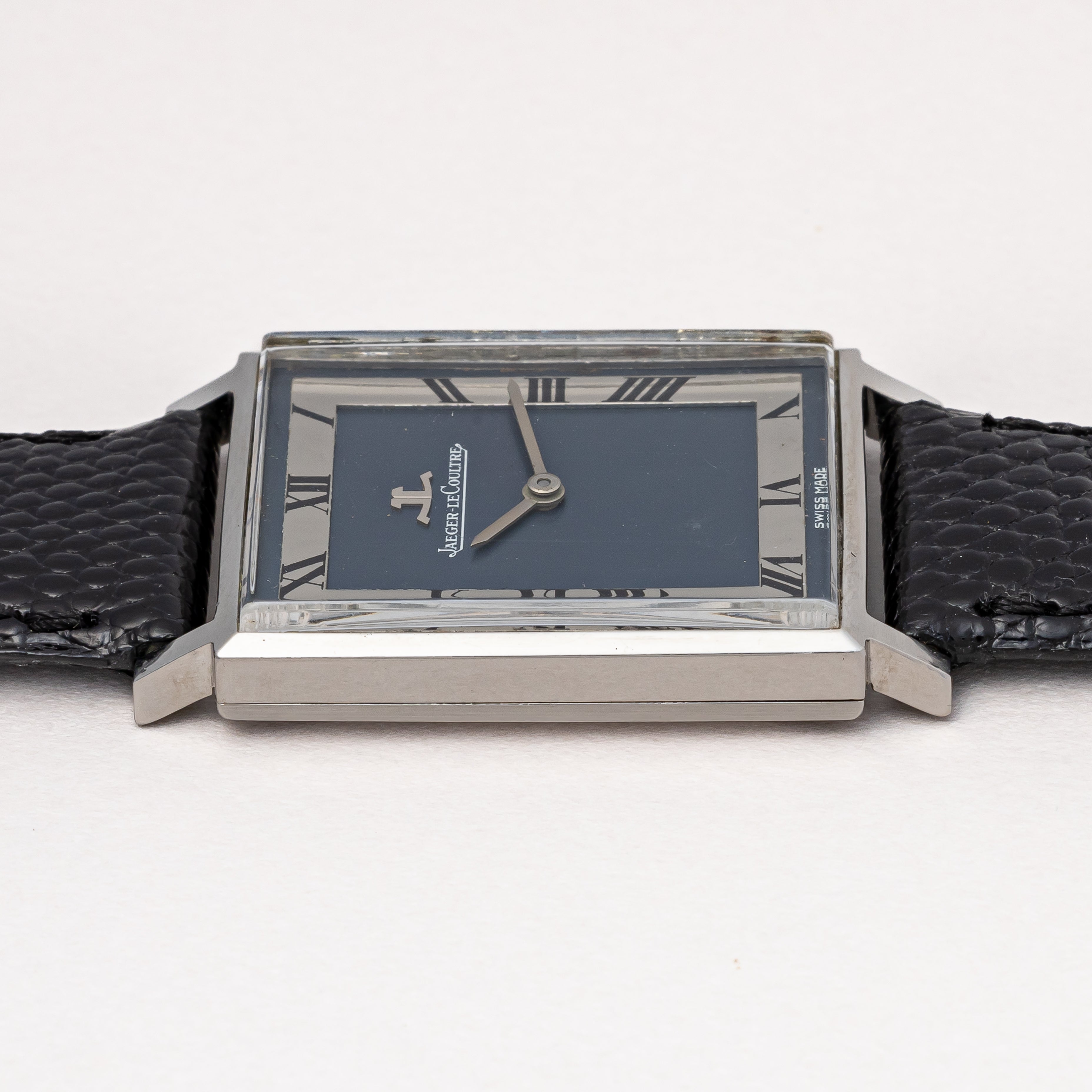 ジャガールクルト レクタンギュラー ローマンダイヤル 1970年代 純正尾錠付き