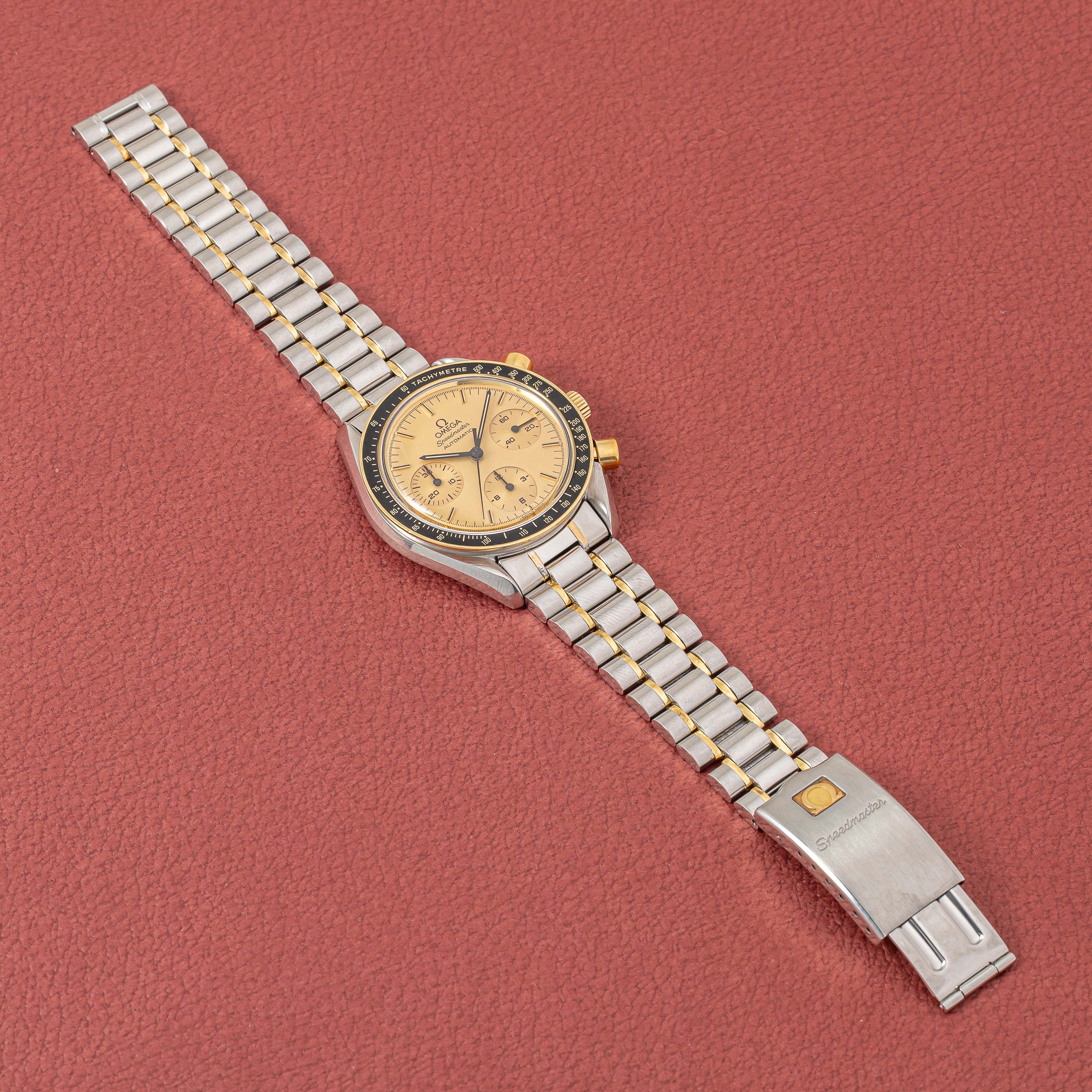 オメガ スピードマスター オートマチック コンビ 1990年代製 純正コンビブレス