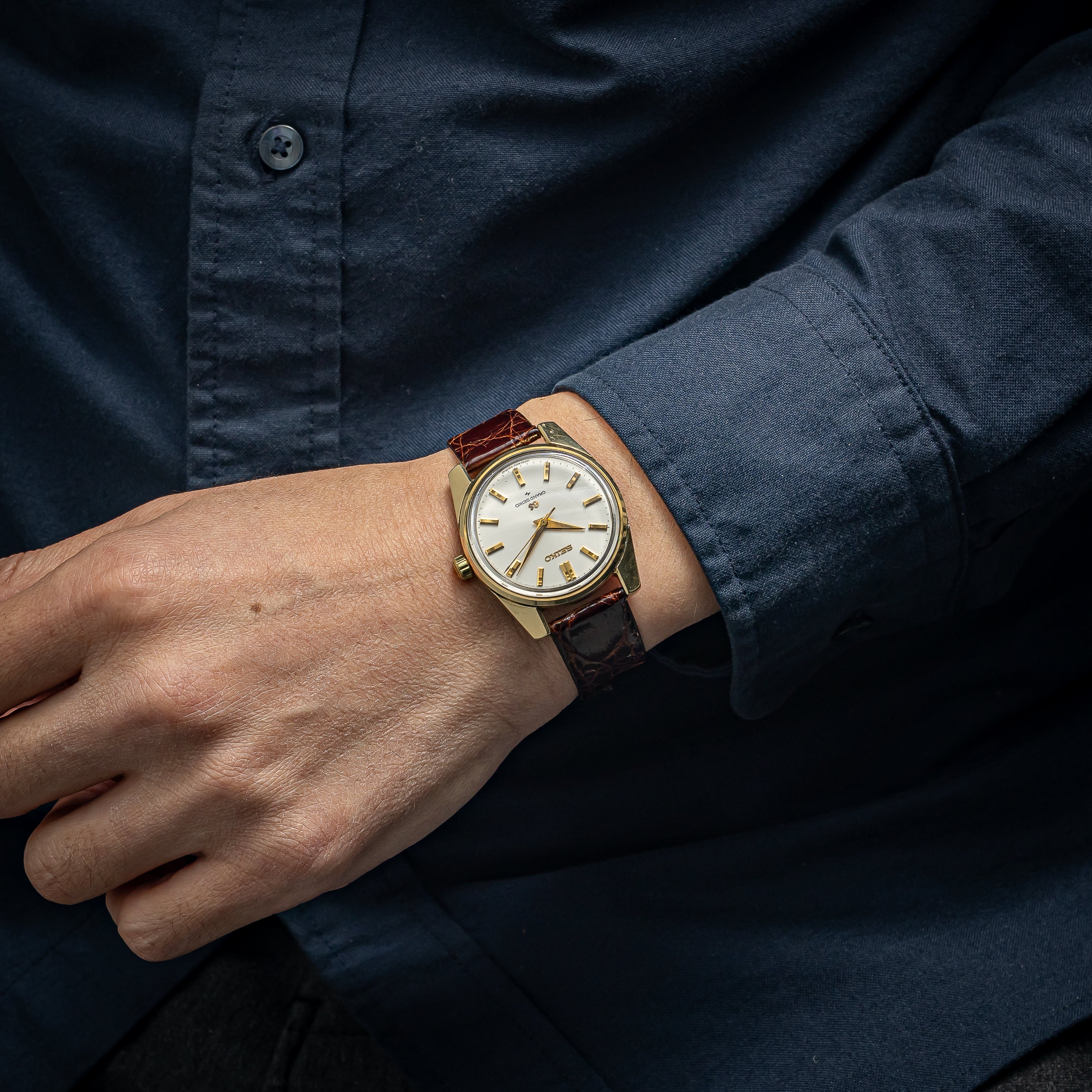 44グランドセイコー CAP GOLD 1967年製 手巻き 44GS Ref.4420-9990