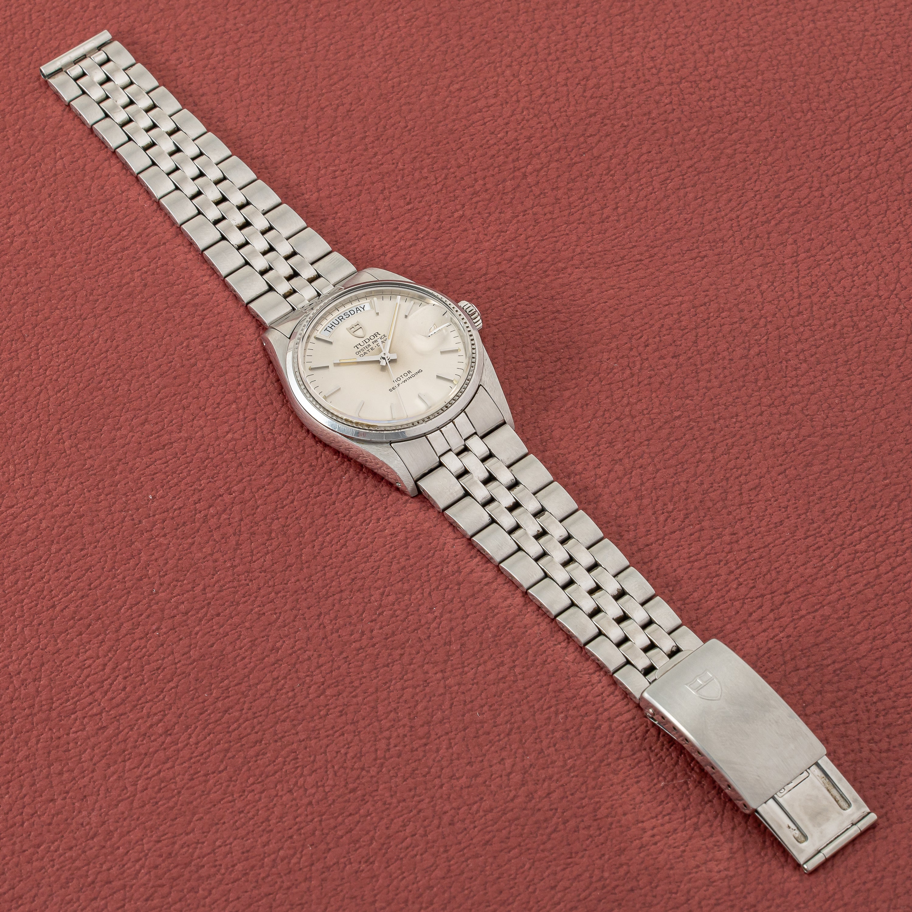 チューダー オイスタープリンス デイトデイ 1984年製 Ref.94710 シルバーダイヤル 箱、ギャラ、タグ付き