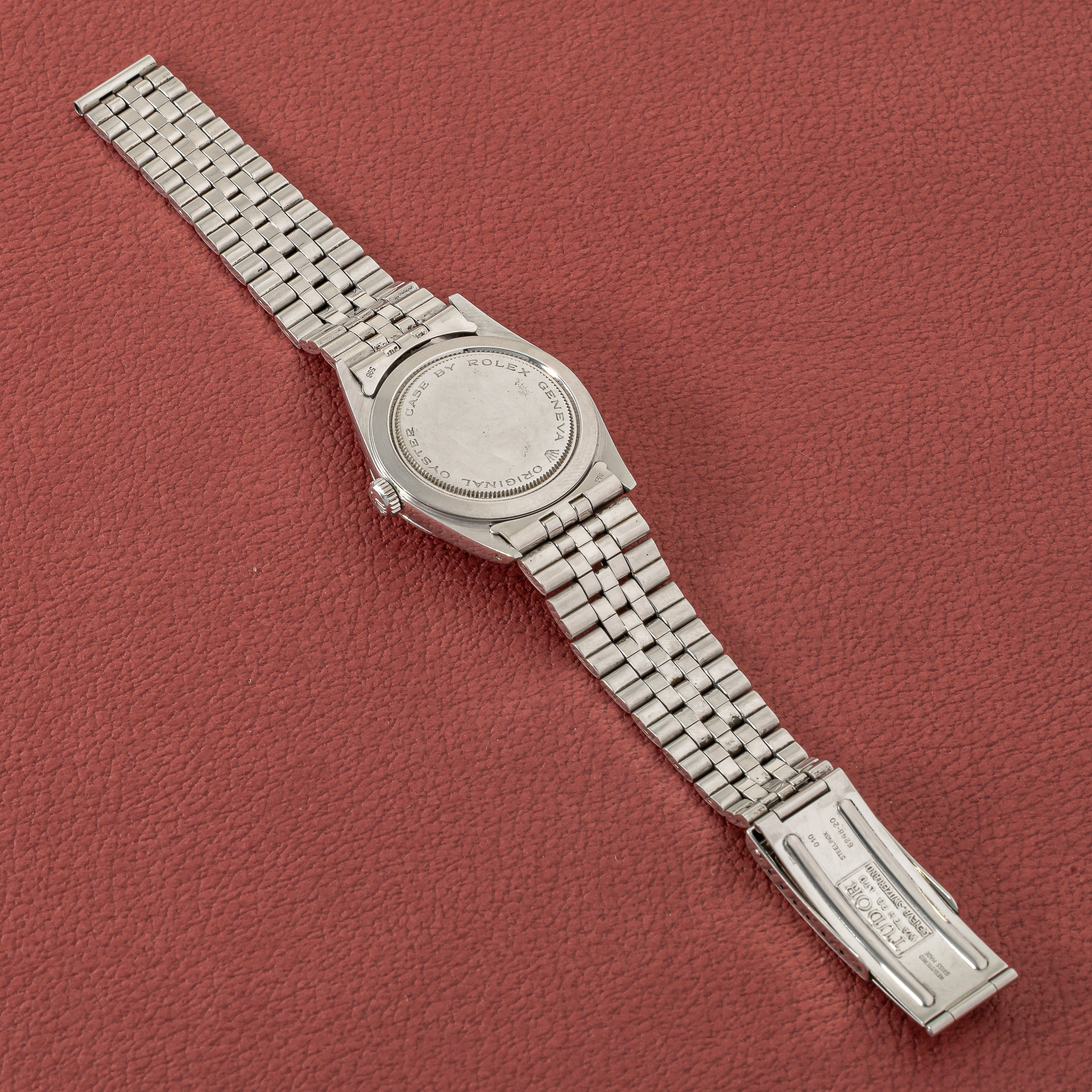 チューダー オイスタープリンス デイトデイ 1984年製 Ref.94710 シルバーダイヤル 箱、ギャラ、タグ付き