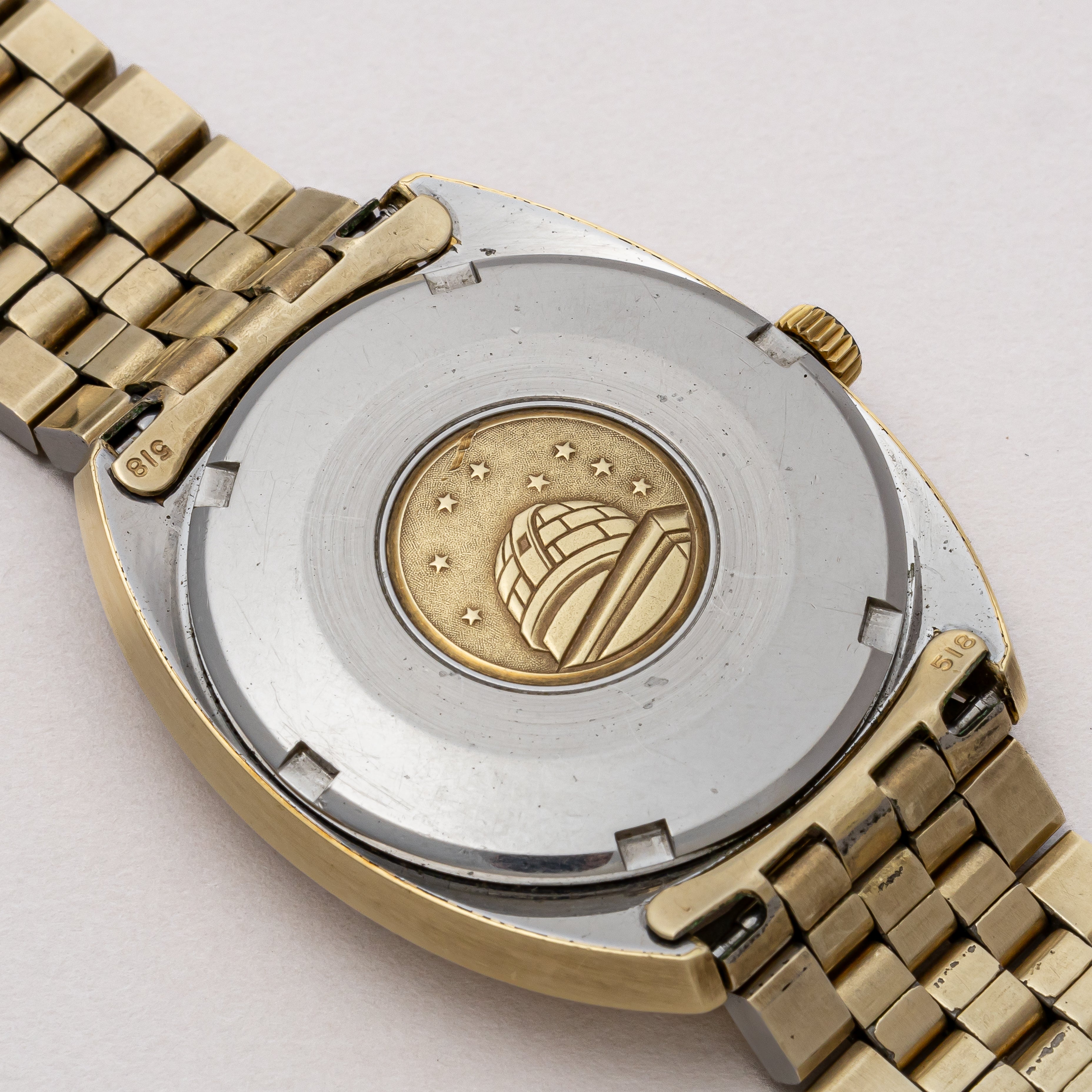 オメガ コンステレーション 金張り 1969年製 ジェンタデザイン Ref.168.017SP 純正ブレスレット付き