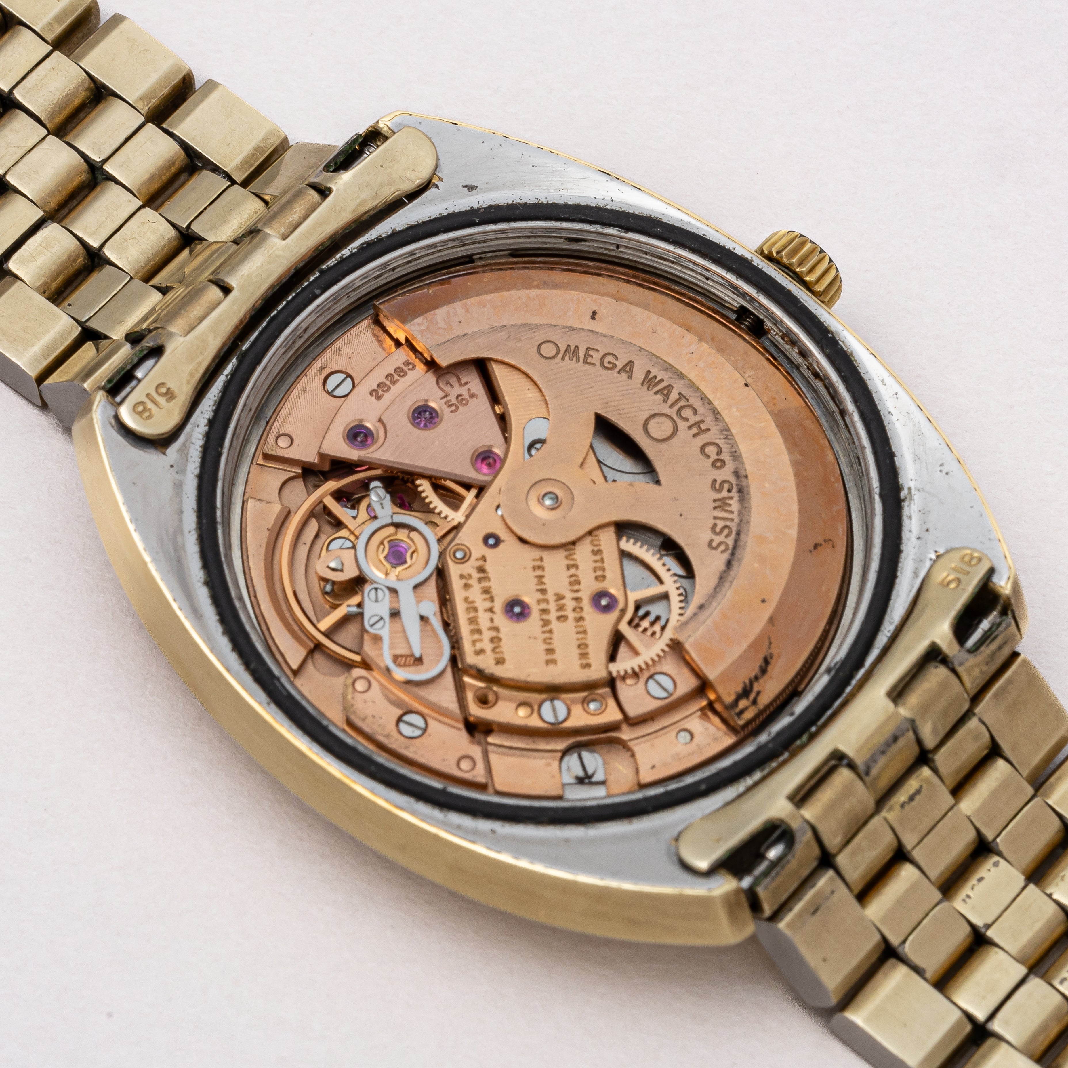 オメガ コンステレーション 金張り 1969年製 ジェンタデザイン Ref.168.017SP 純正ブレスレット付き