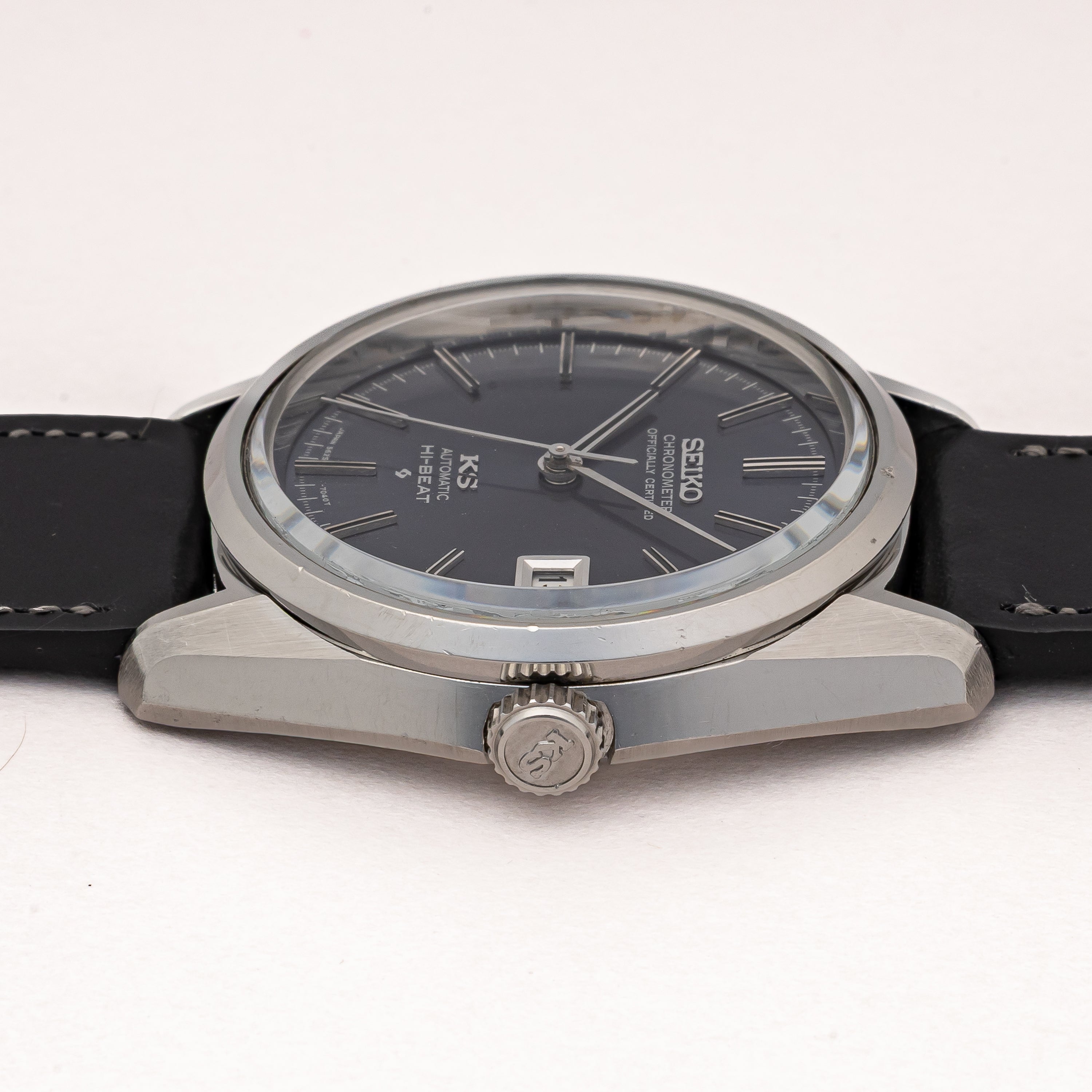 キングセイコークロノメーター ブルーダイヤル 1971年製 Ref.5625-7040 ハイビート自動巻き 56KS