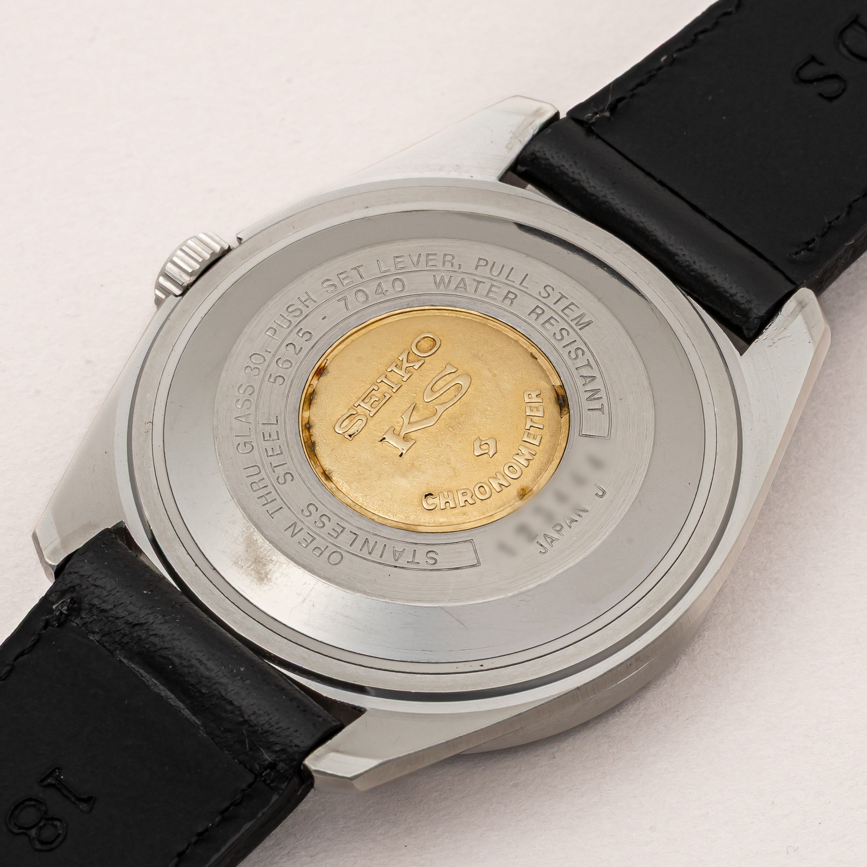 キングセイコークロノメーター ブルーダイヤル 1971年製 Ref.5625-7040 ハイビート自動巻き 56KS