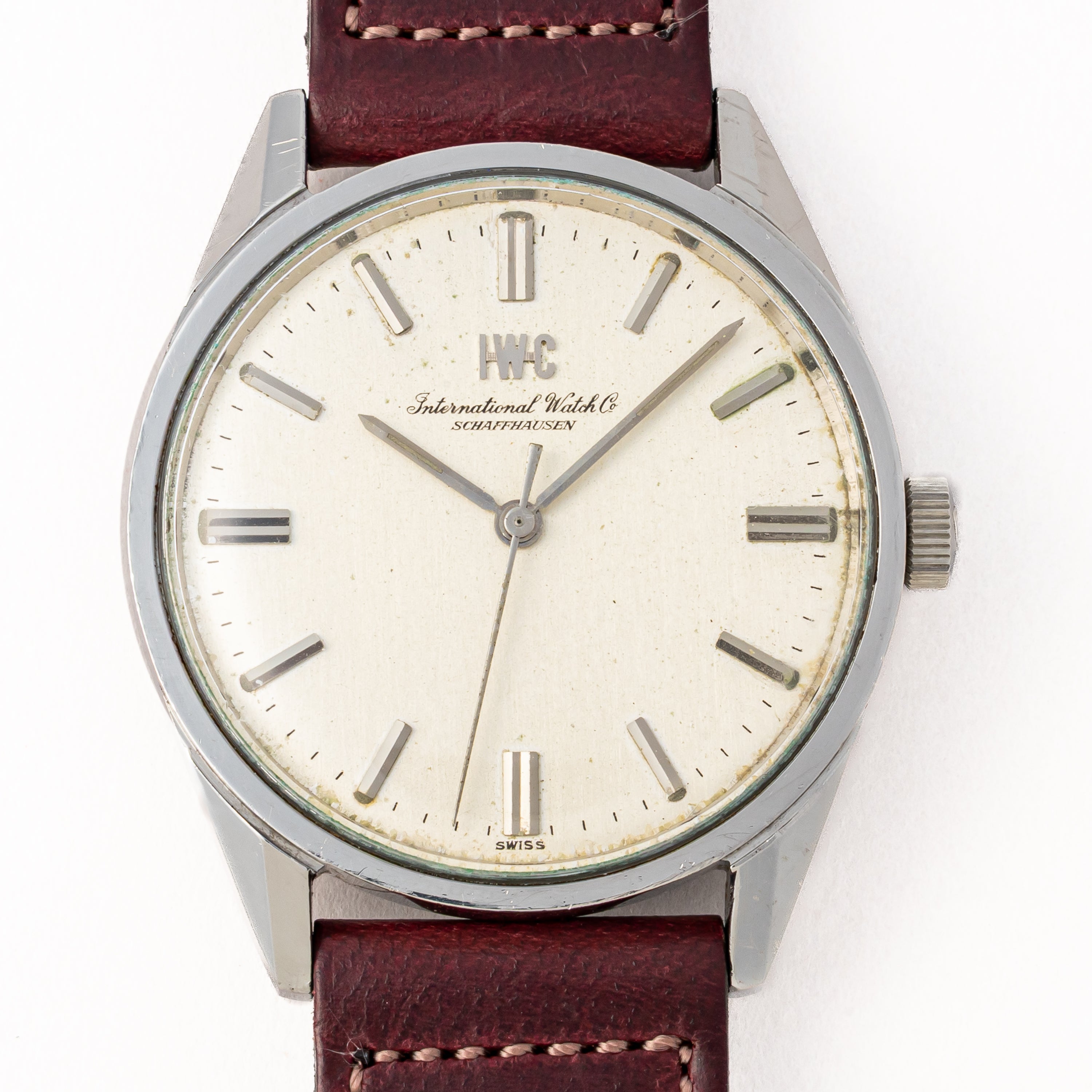 IWC ラウンド 1970年製/昭和45年製 Ref.810 手巻き Cal.89 スクリューバックケース お魚リューズ