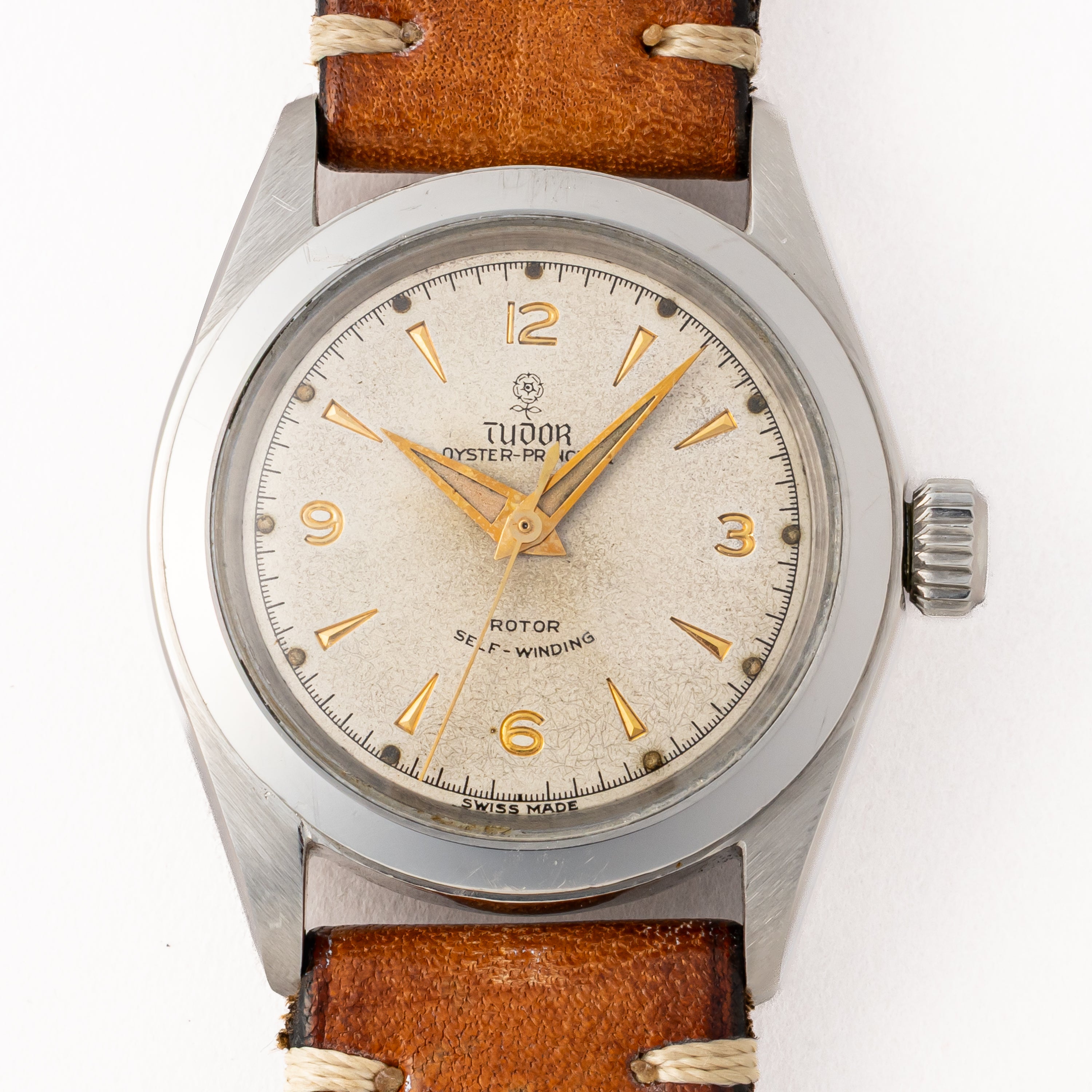 チューダー オイスタープリンス31 小薔薇 彫文字盤 1956年製 自動巻