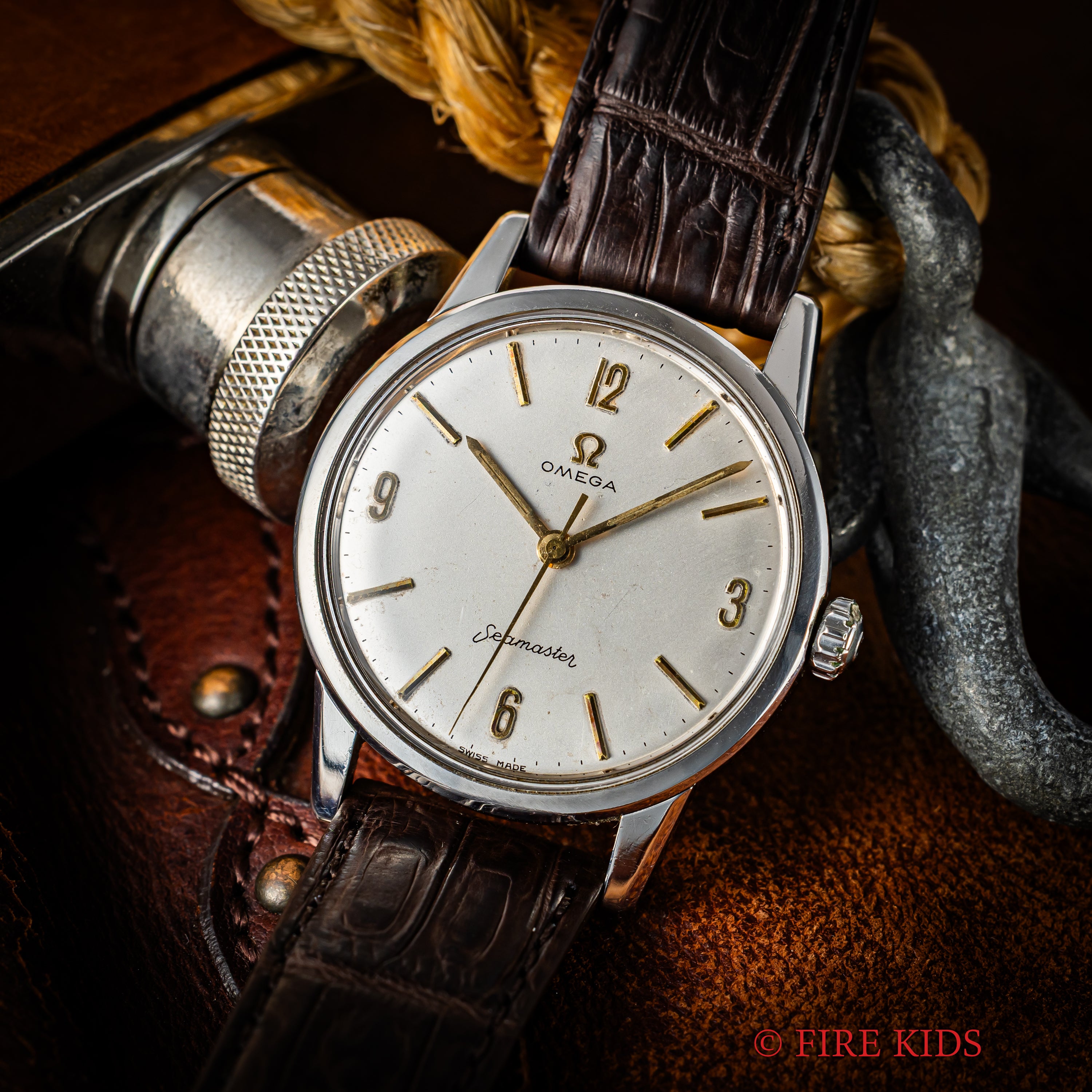 オメガ シーマスター 30mmキャリバー 1961年製 手巻 Cal.285 飛びアラビアダイヤル