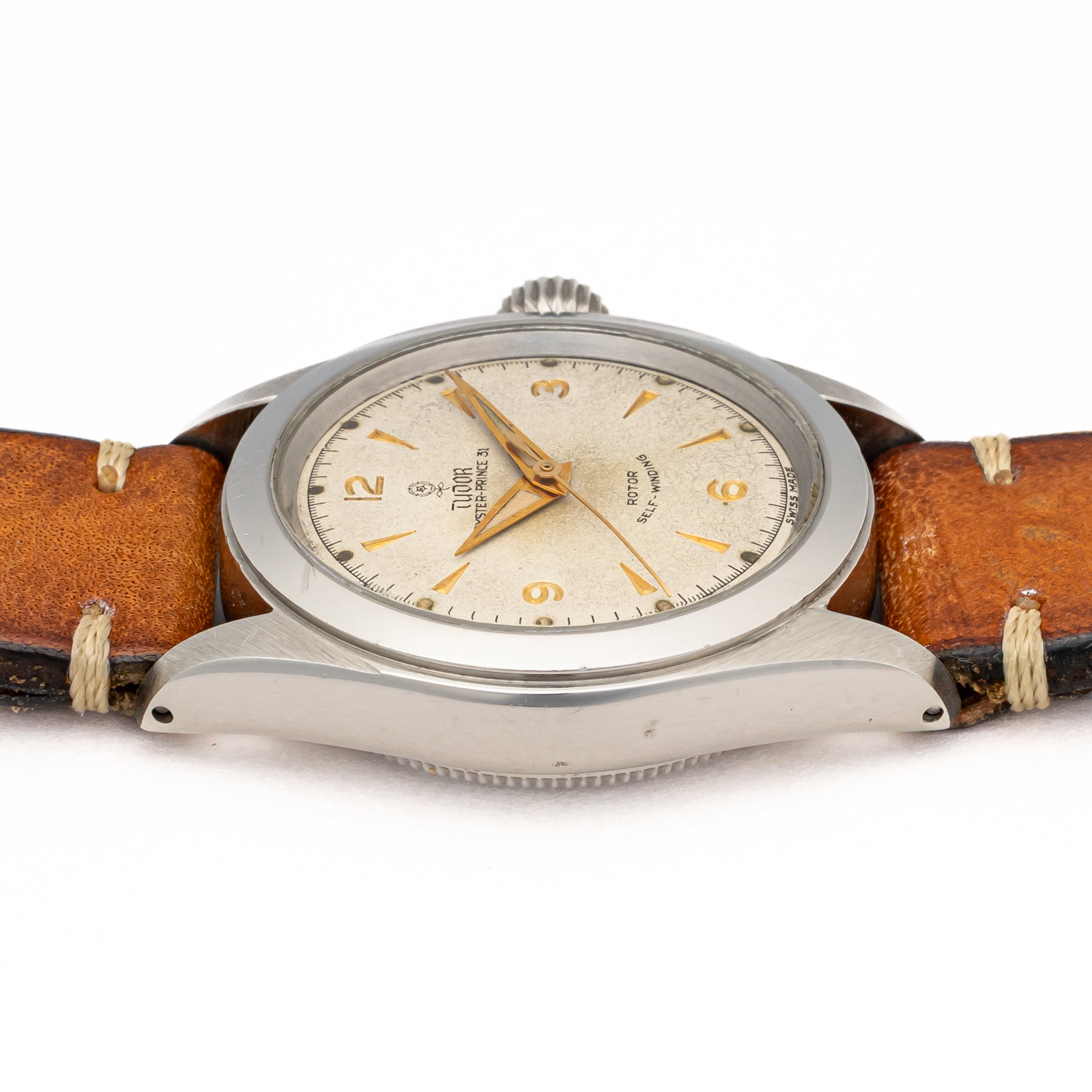 チューダー オイスタープリンス31 小薔薇 彫文字盤 1956年製 自動巻