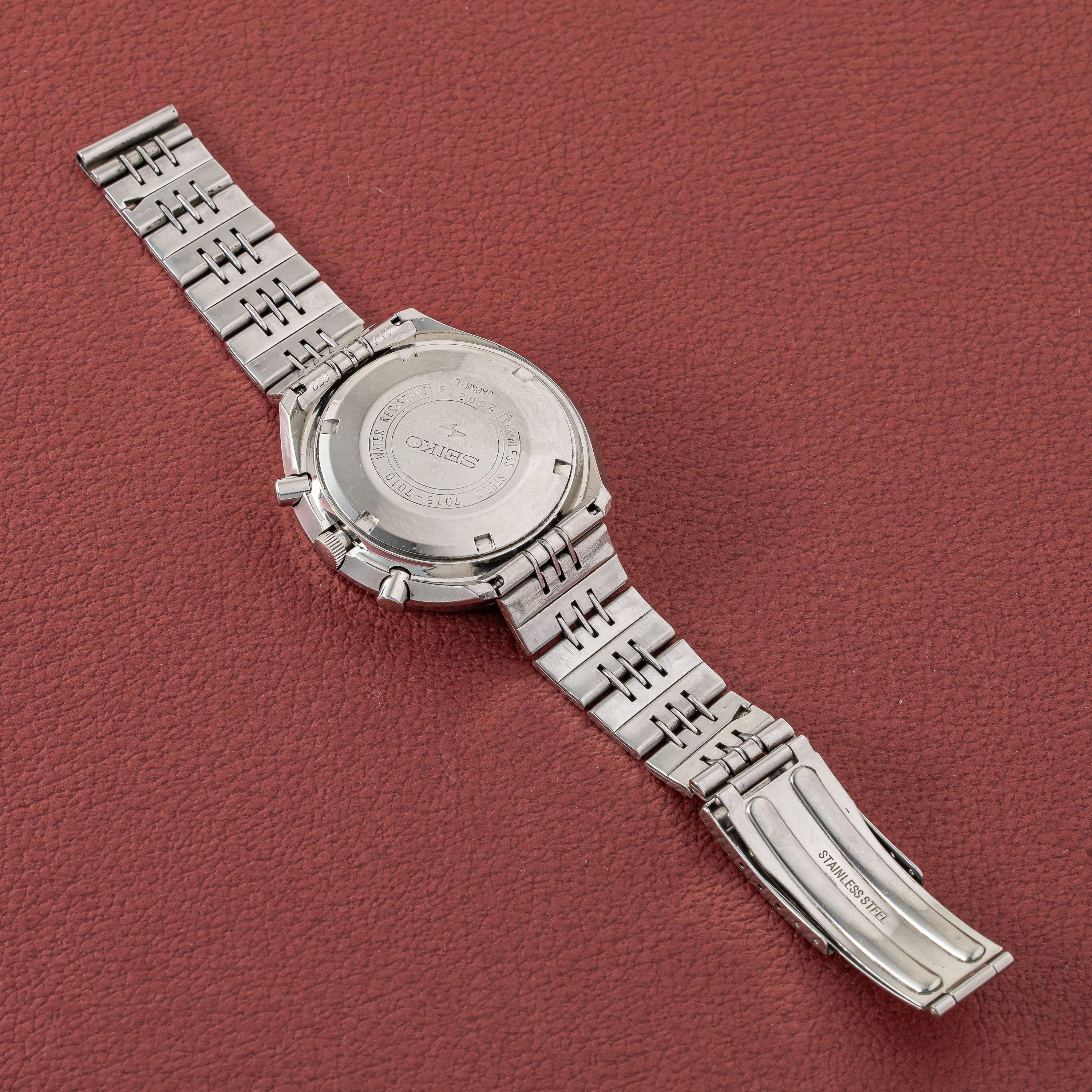セイコー 5スポーツ スピードタイマー ラリーメーター1972年製 Ref.7015-7010 箱、ギャラ付き