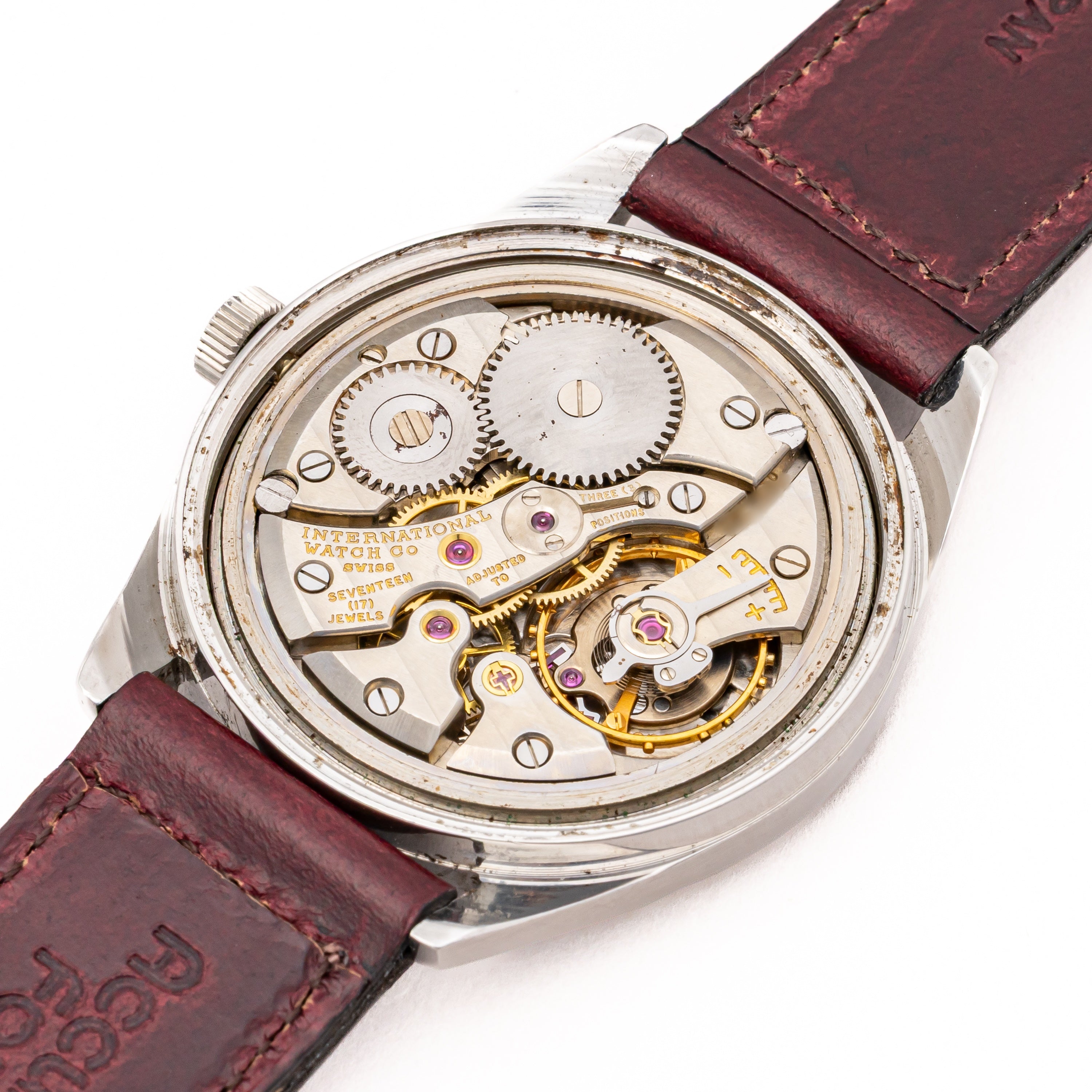 IWC ラウンド 1970年製/昭和45年製 Ref.810 手巻き Cal.89 スクリューバックケース お魚リューズ