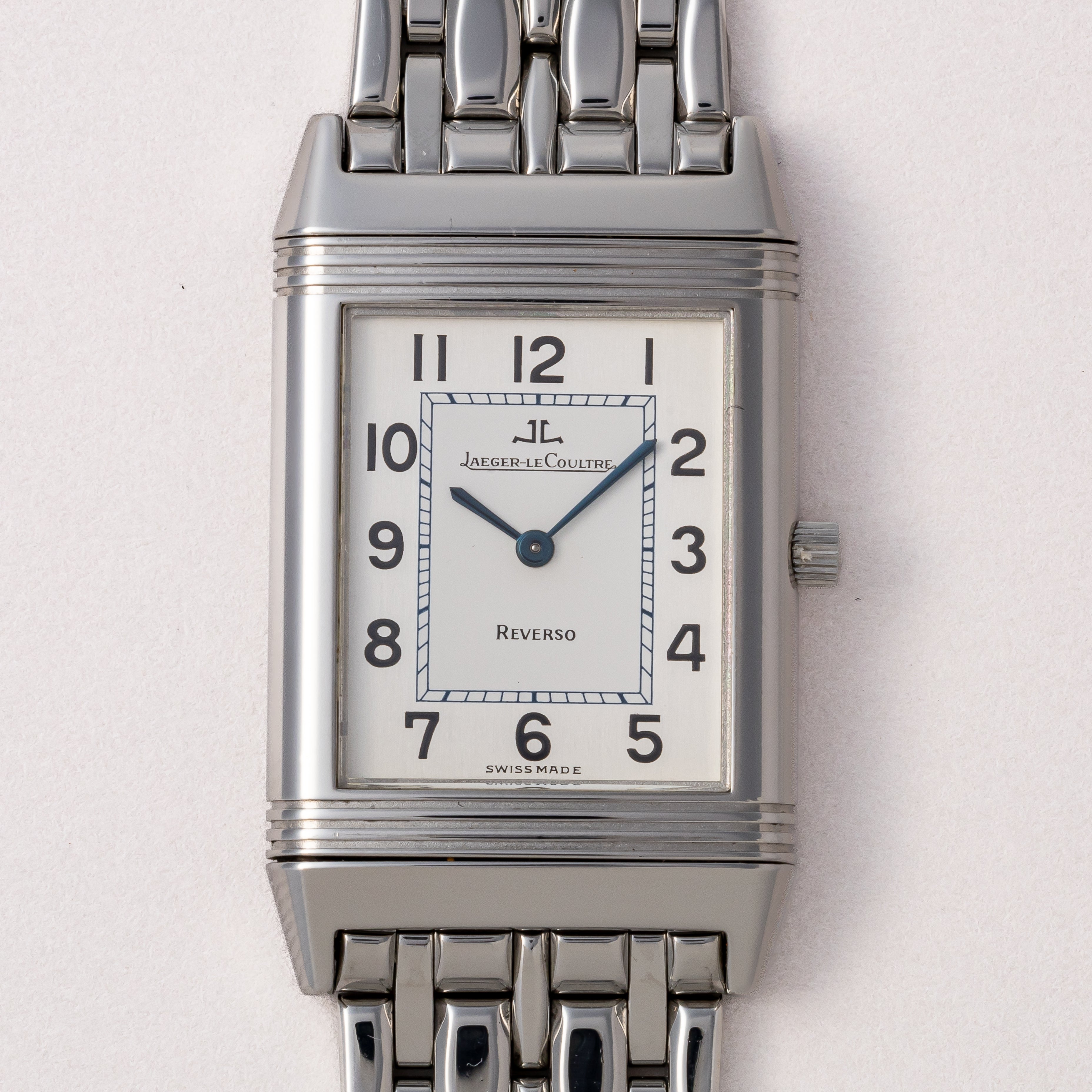 ジャガールクルト レベルソ クラシック 1990年代製 Ref.250.880.862 箱、タグ付き 純正ブレス