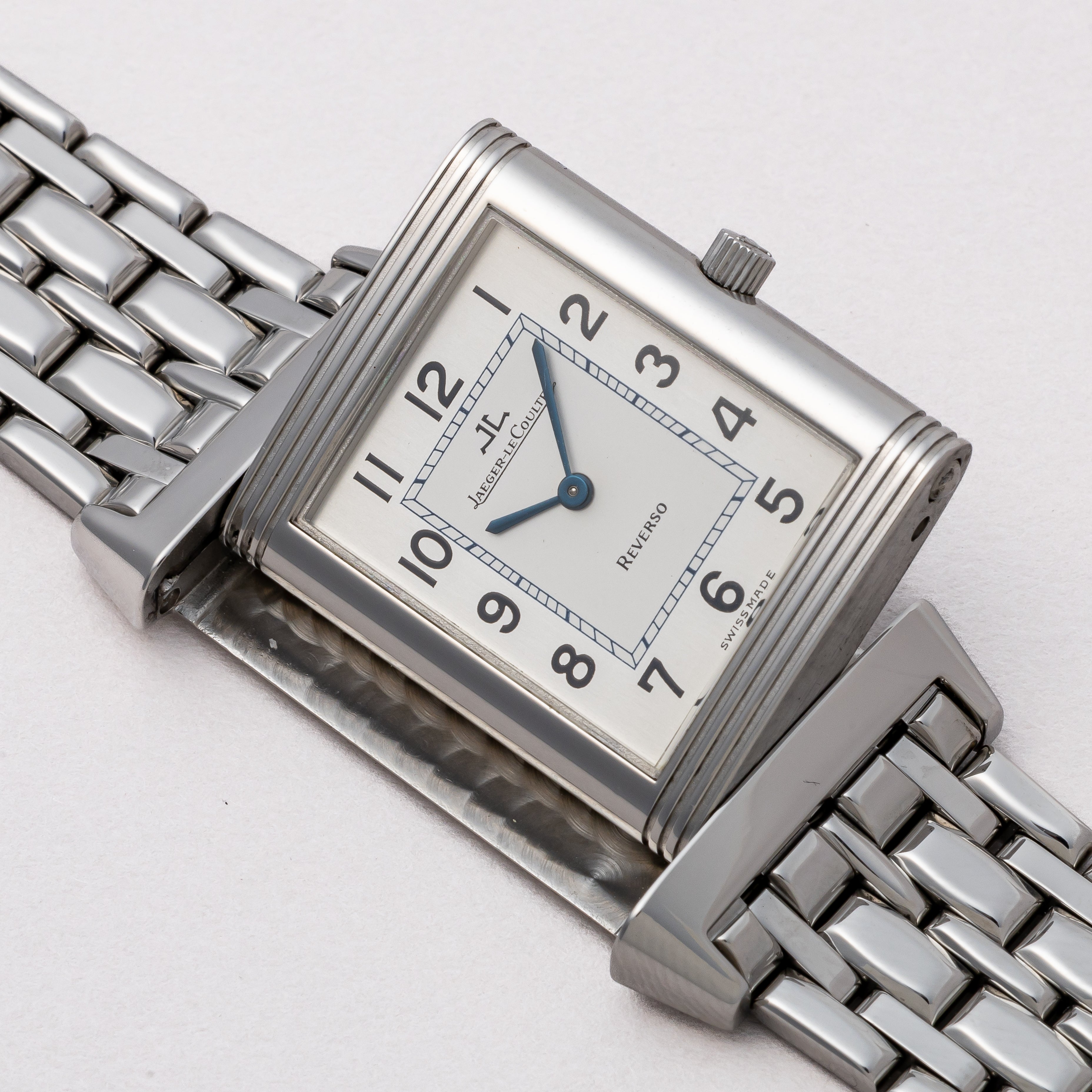 ジャガールクルト レベルソ クラシック 1990年代製 Ref.250.880.862 箱、タグ付き 純正ブレス