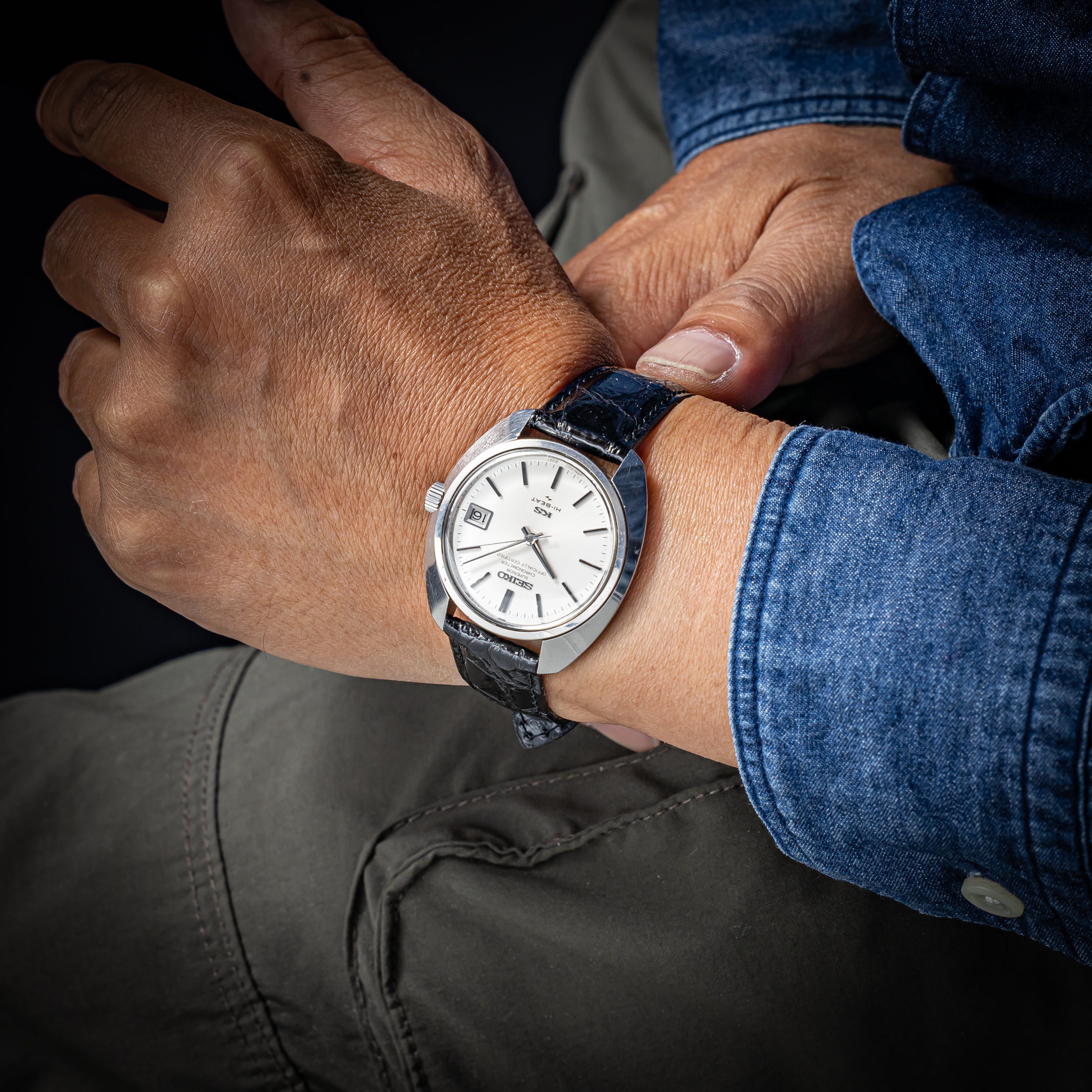 キングセイコー スーペリアクロノメーター 1969年製Ref.4502-8010 45KS 10振動手巻き