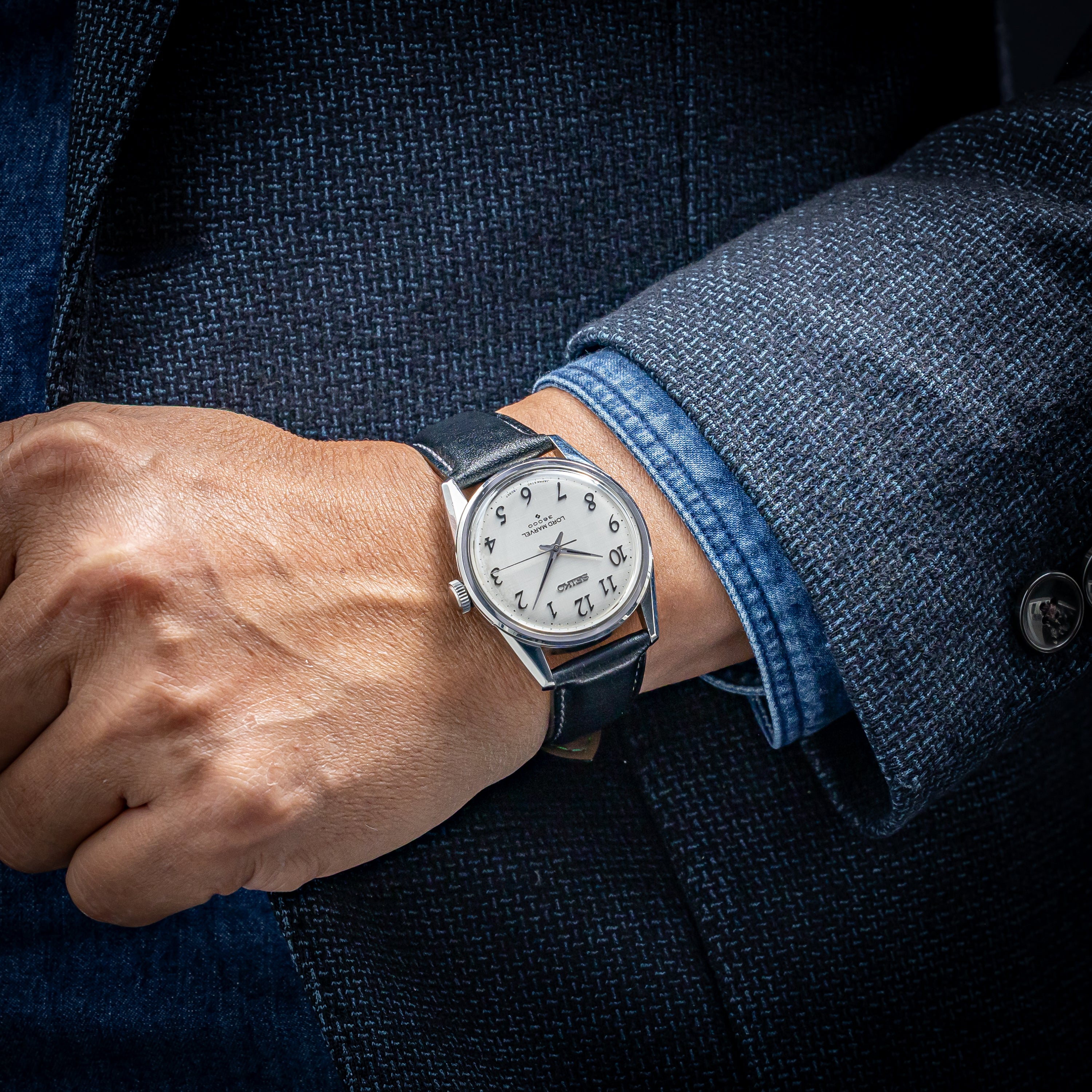 セイコー ロードマーベル 36000 1973年製 Ref.5740-8000 10振動手巻き 全アラビアダイヤル