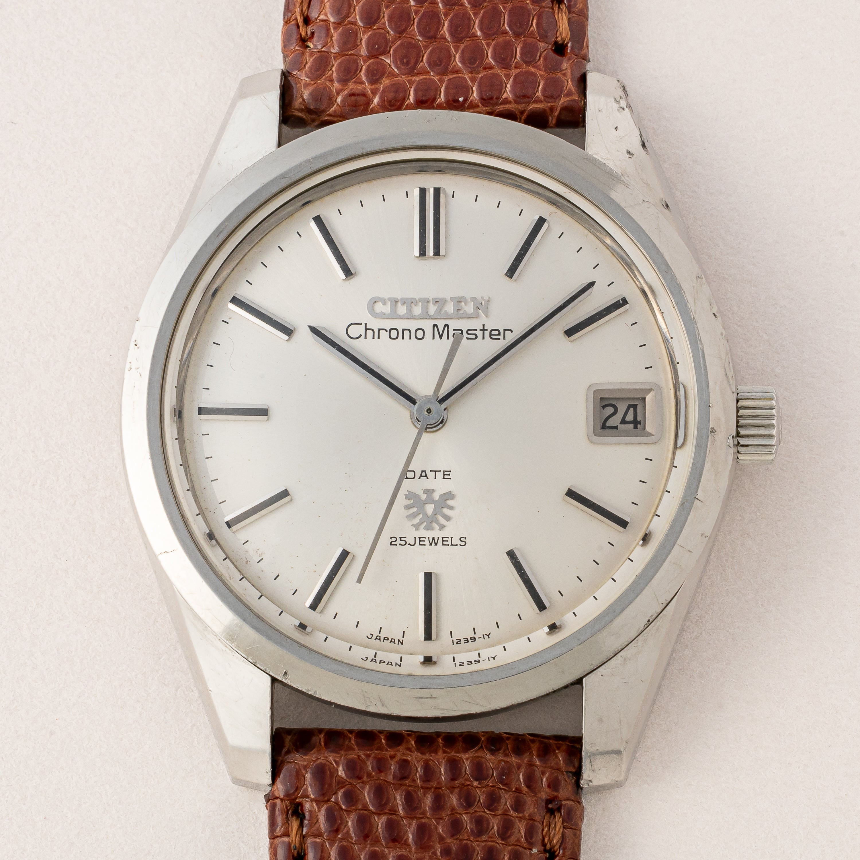 シチズン クロノマスター初期型 手巻き25石 1968年製 Ref.HODS 2901-Y 鷲メダル