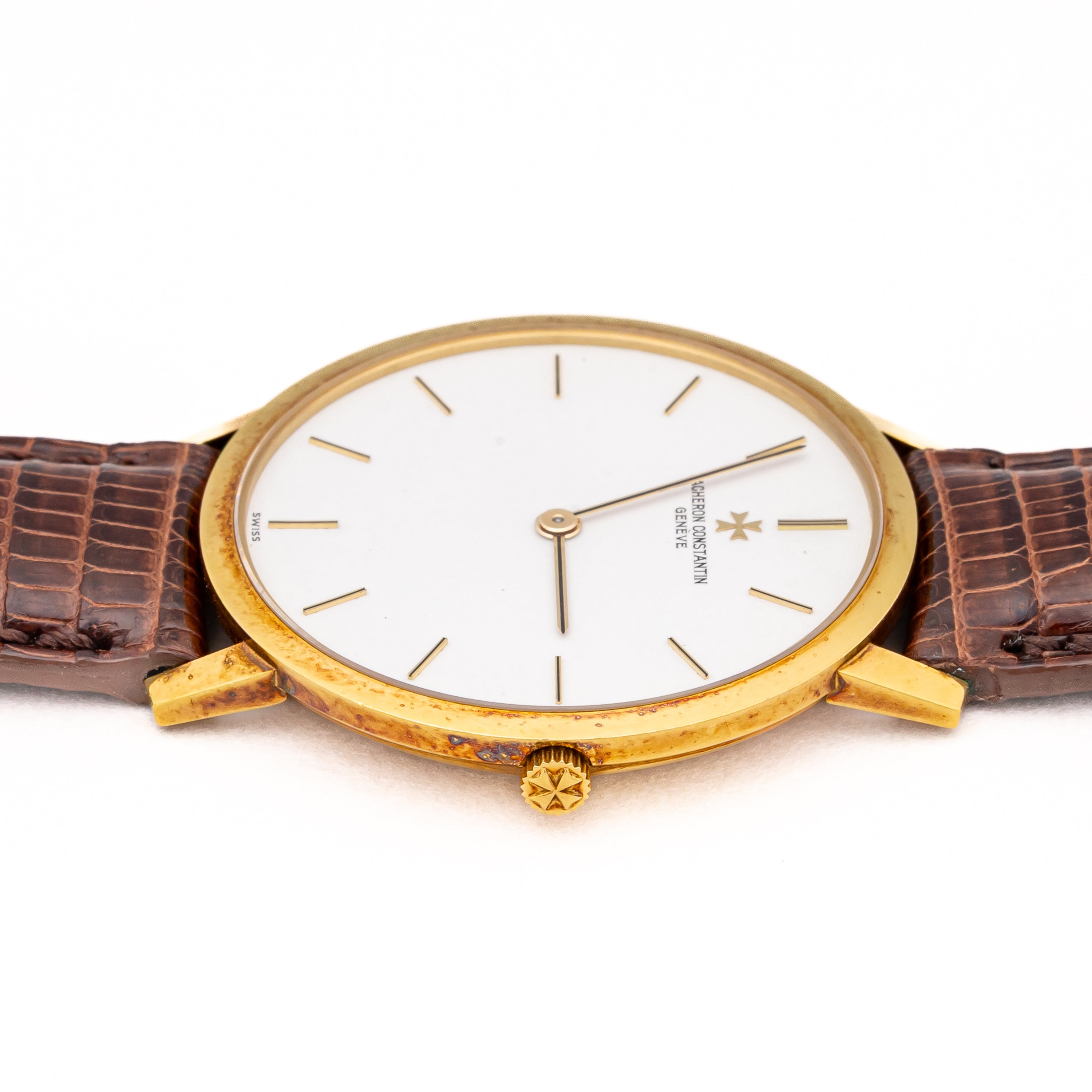 ヴァシュロン・コンスタンタン 18金無垢薄型ラウンドケース 1970年代製 手巻き Cal.1003/1 Ref.33003