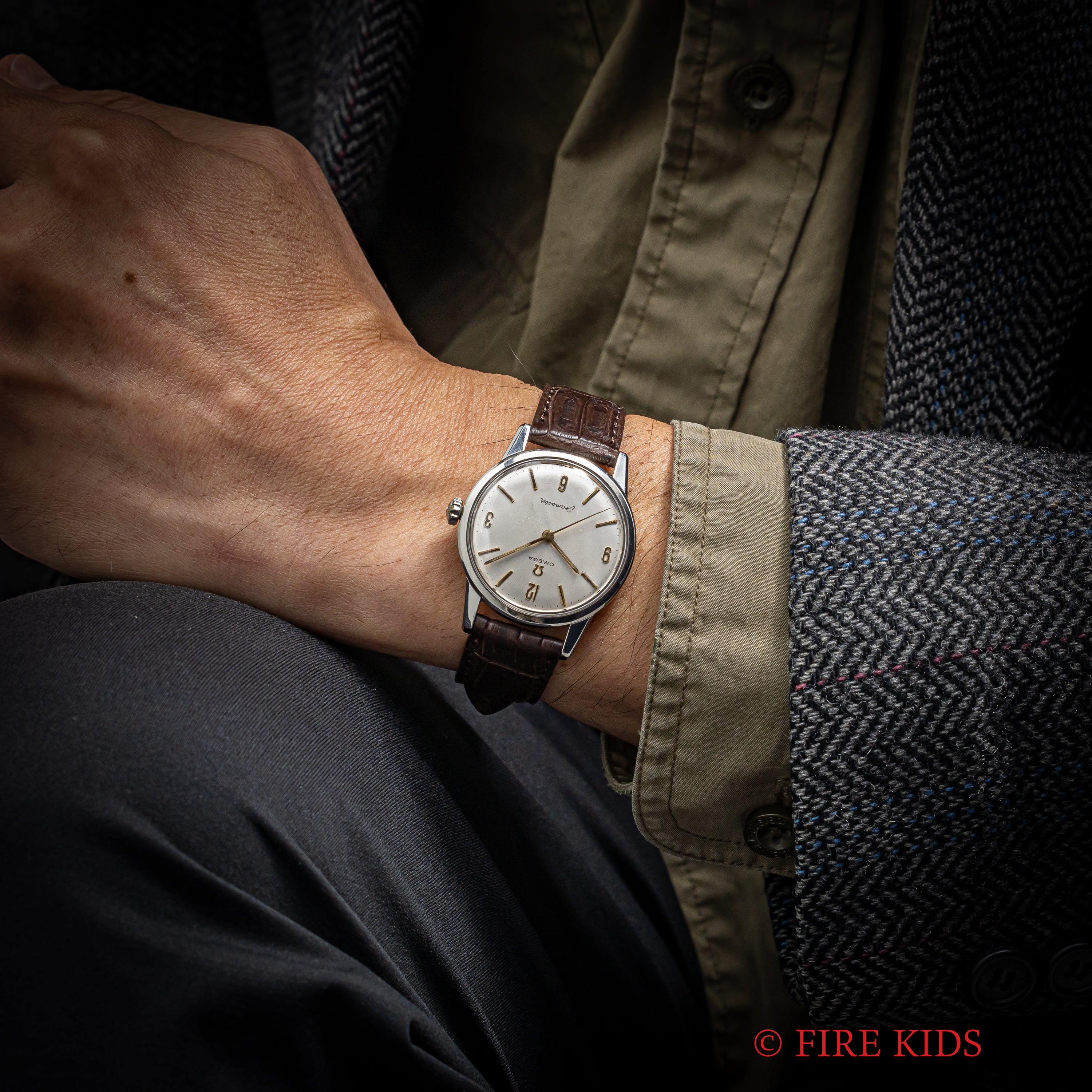 オメガ シーマスター 30mmキャリバー 1961年製 手巻 Cal.285 飛びアラビアダイヤル