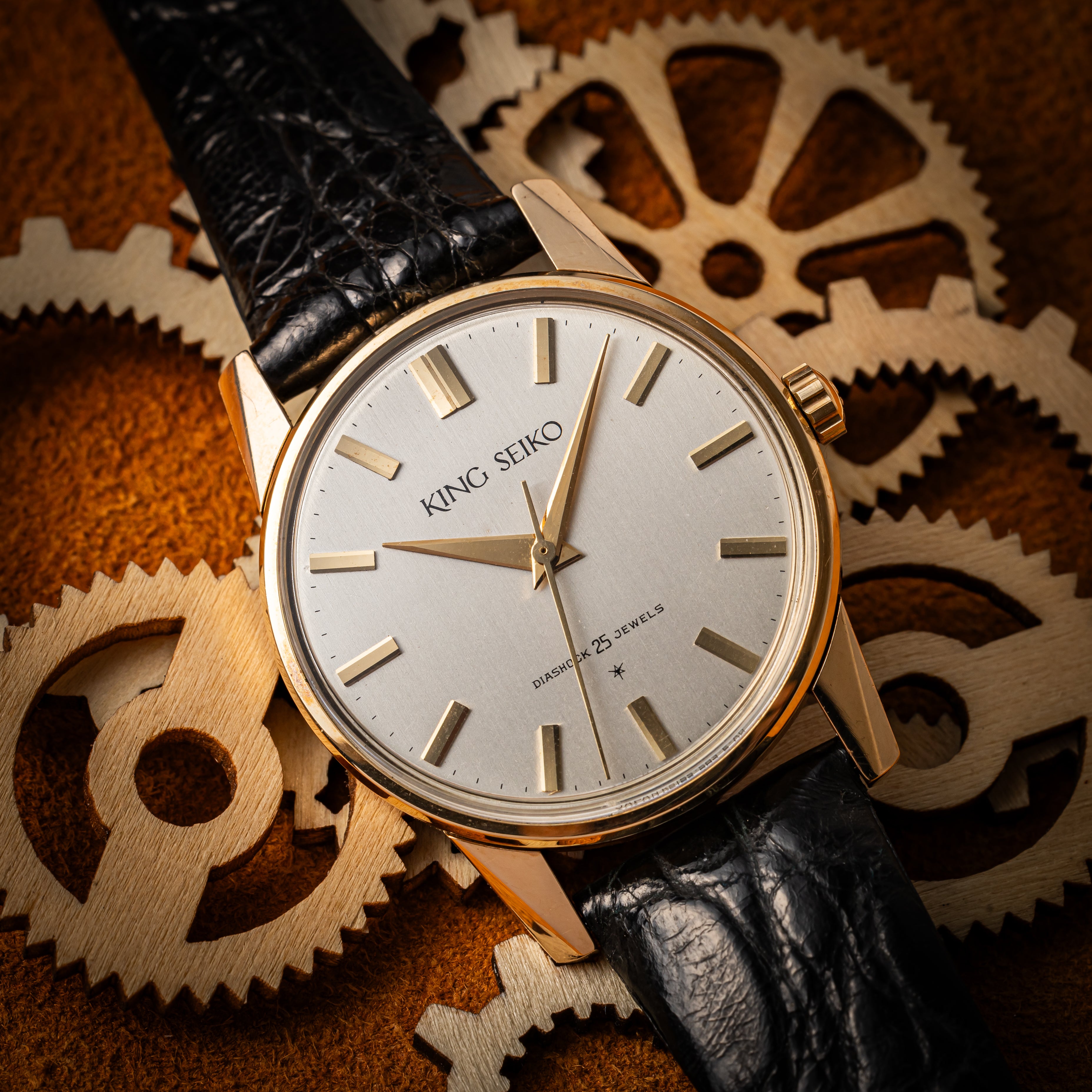 キングセイコー ファーストモデル 1963年製 Ref.15034 KS 純正尾錠付き