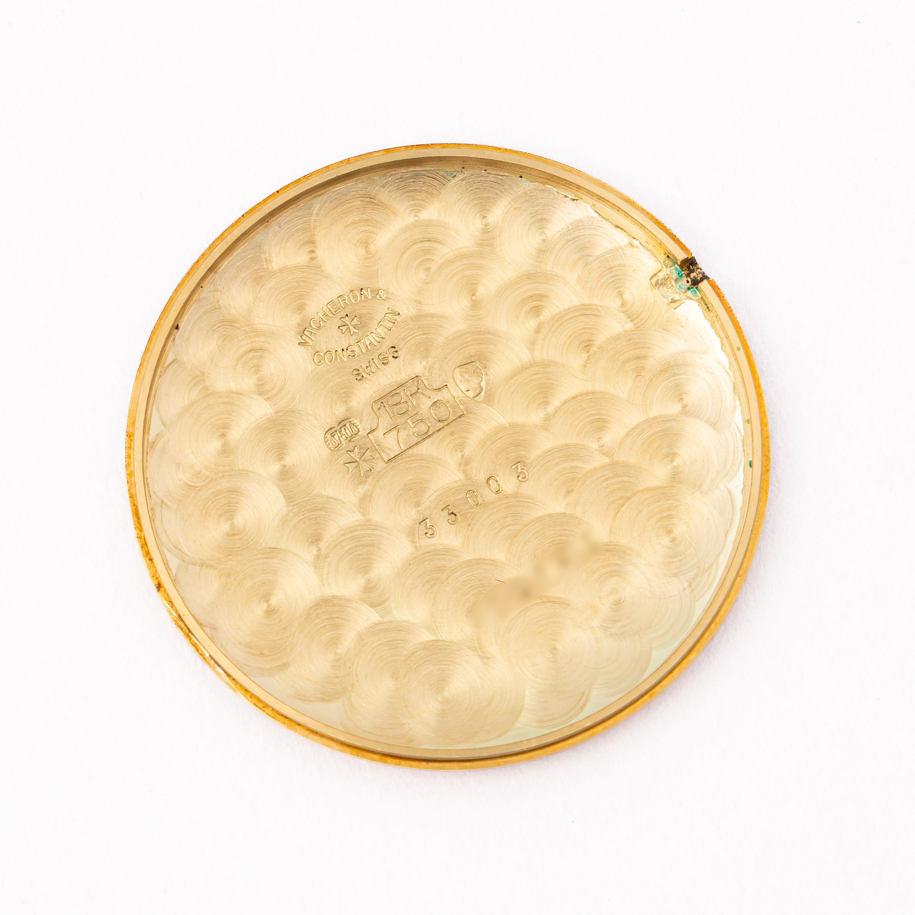 ヴァシュロン・コンスタンタン 18金無垢薄型ラウンドケース 1970年代製 手巻き Cal.1003/1 Ref.33003