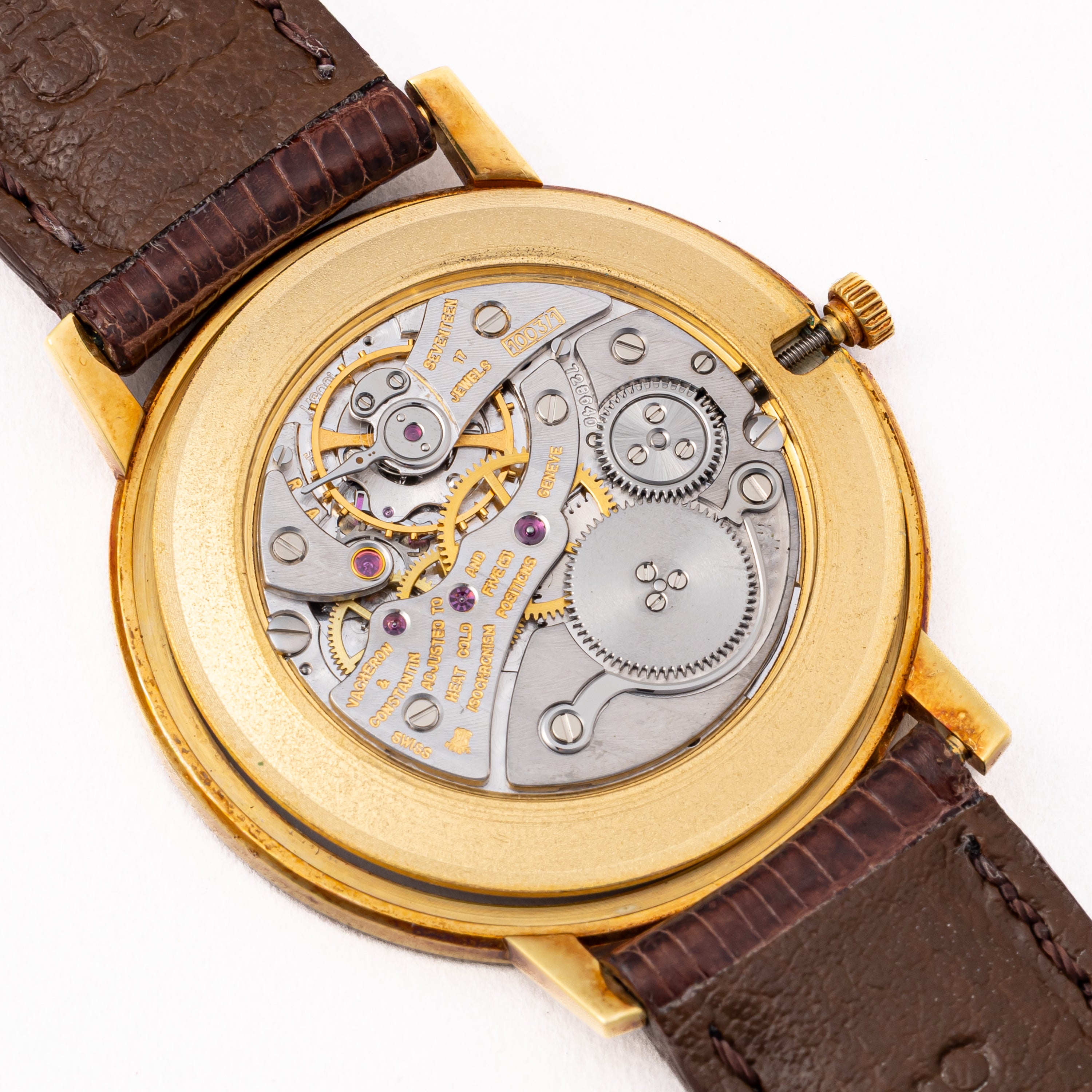 ヴァシュロン・コンスタンタン 18金無垢薄型ラウンドケース 1970年代製 手巻き Cal.1003/1 Ref.33003