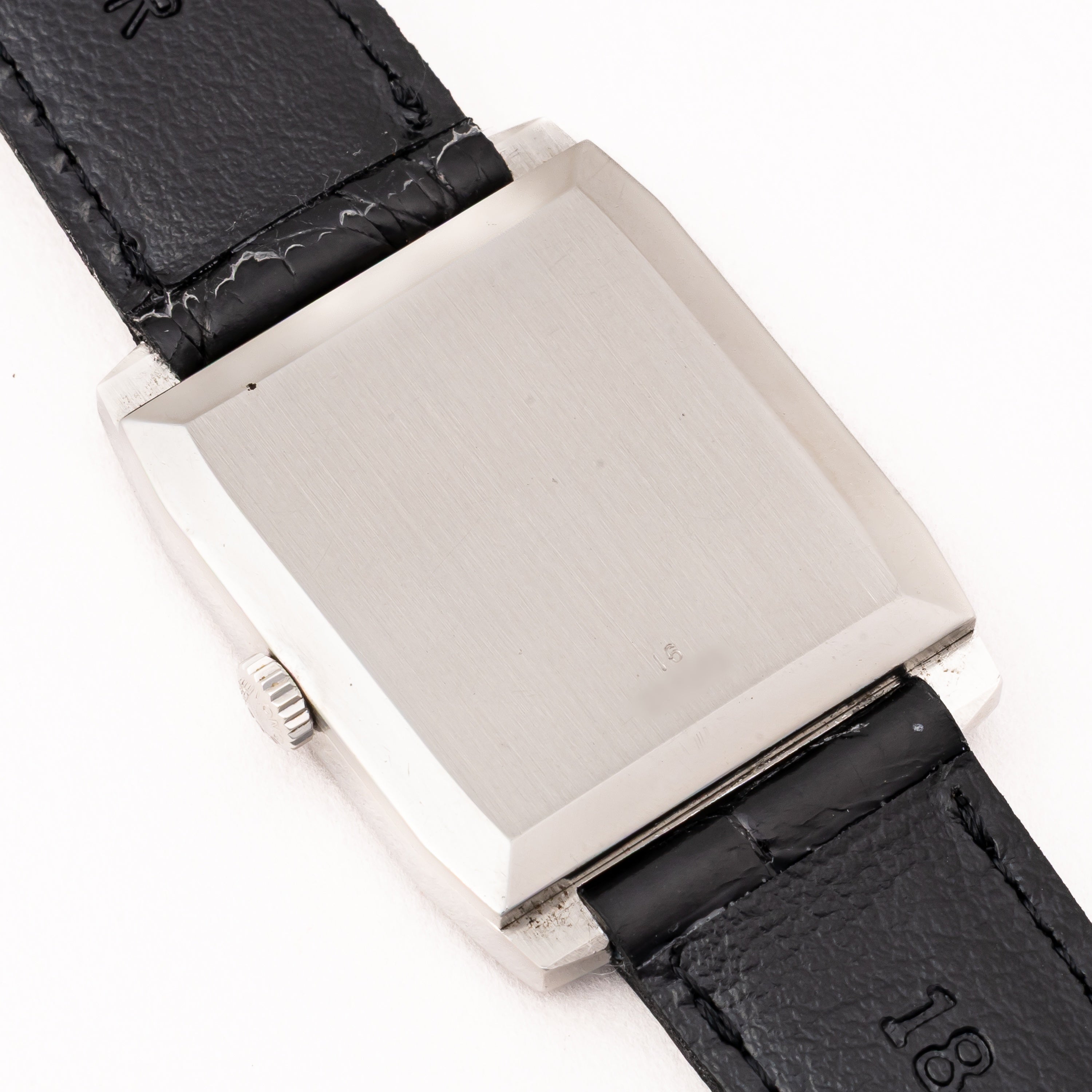 ロンジン レクタンギュラー 手巻き ブルーダイアル 1970年代製 Ref.8471-3 Cal.428