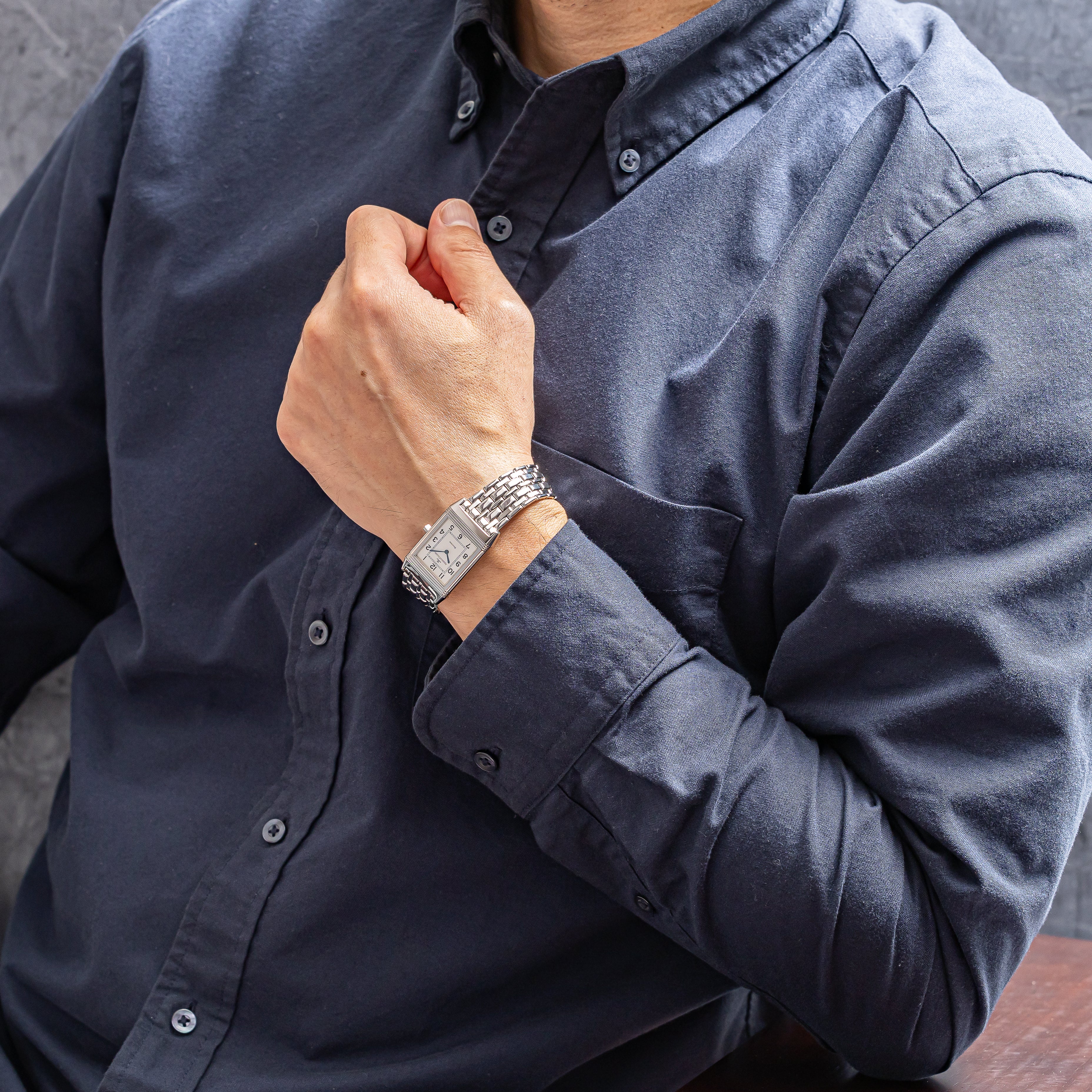 ジャガールクルト レベルソ クラシック 1990年代製 Ref.250.880.862 箱、タグ付き 純正ブレス