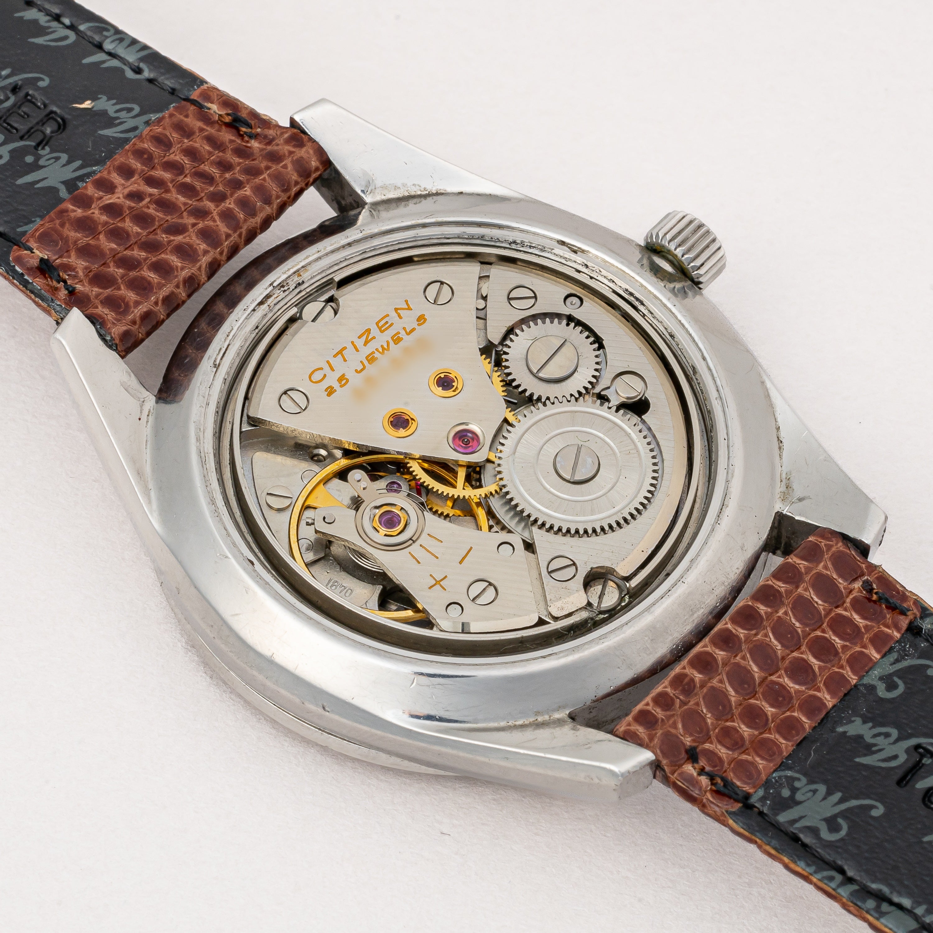 シチズン クロノマスター初期型 手巻き25石 1968年製 Ref.HODS 2901-Y 鷲メダル