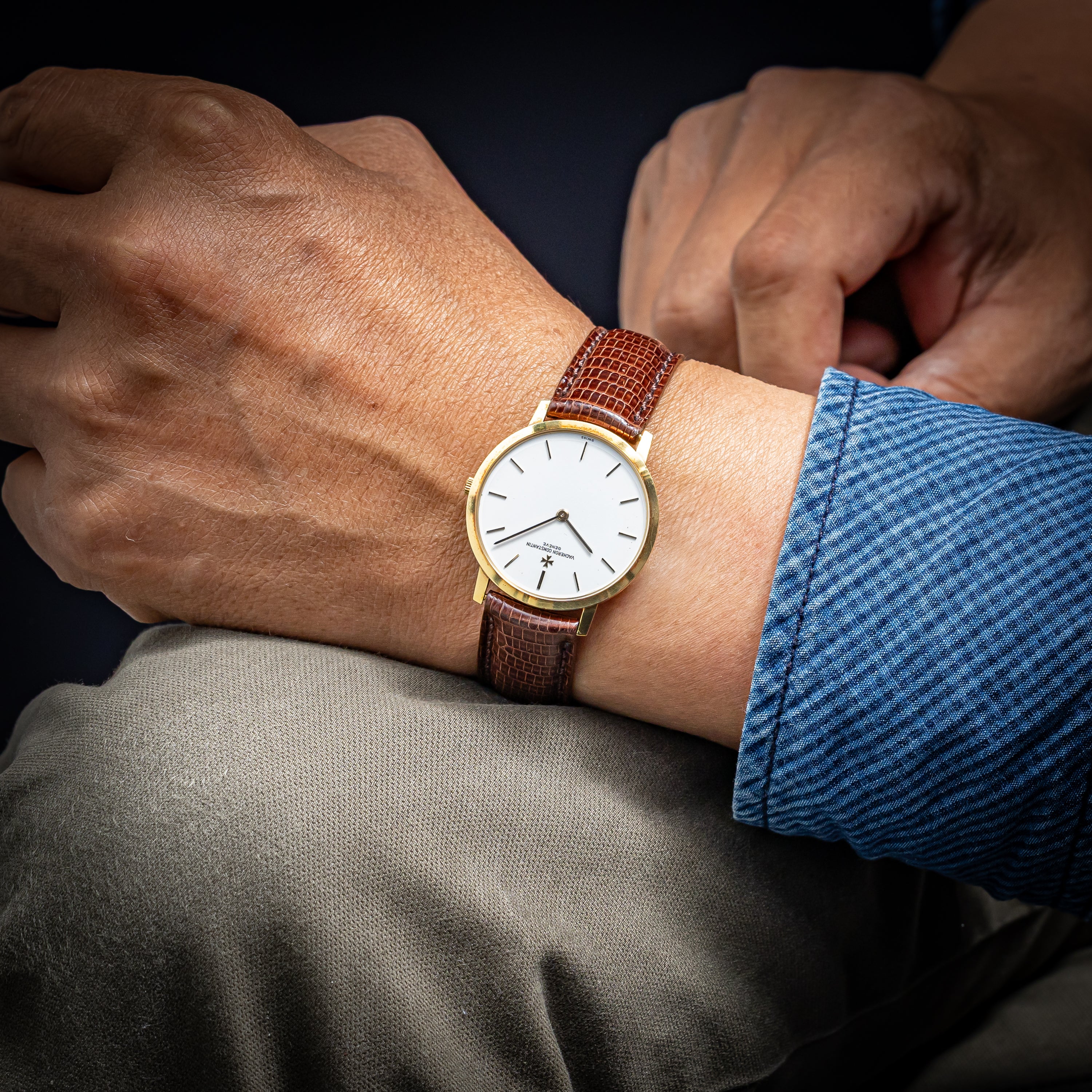 ヴァシュロン・コンスタンタン 18金無垢薄型ラウンドケース 1970年代製 手巻き Cal.1003/1 Ref.33003