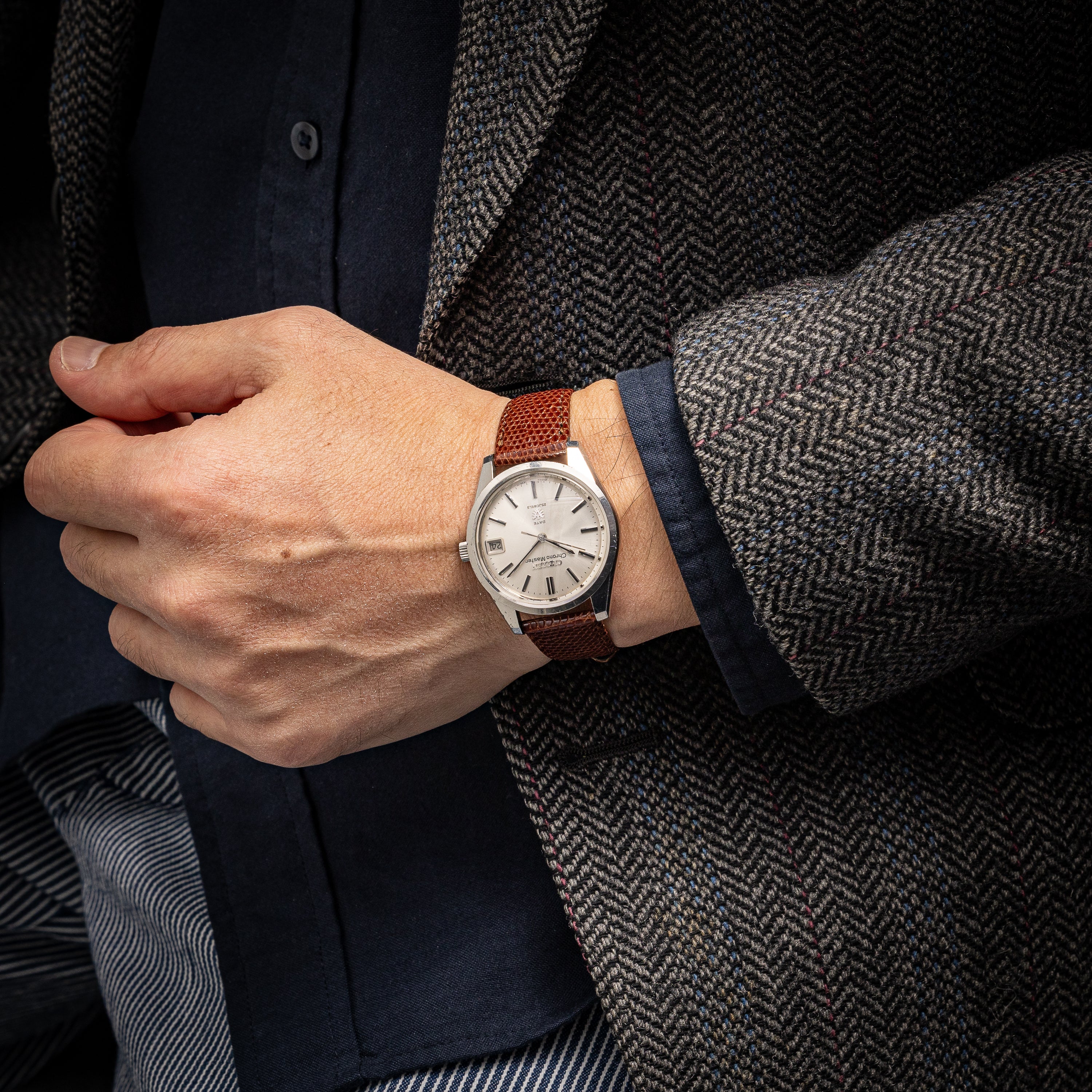 シチズン クロノマスター初期型 手巻き25石 1968年製 Ref.HODS 2901-Y 鷲メダル