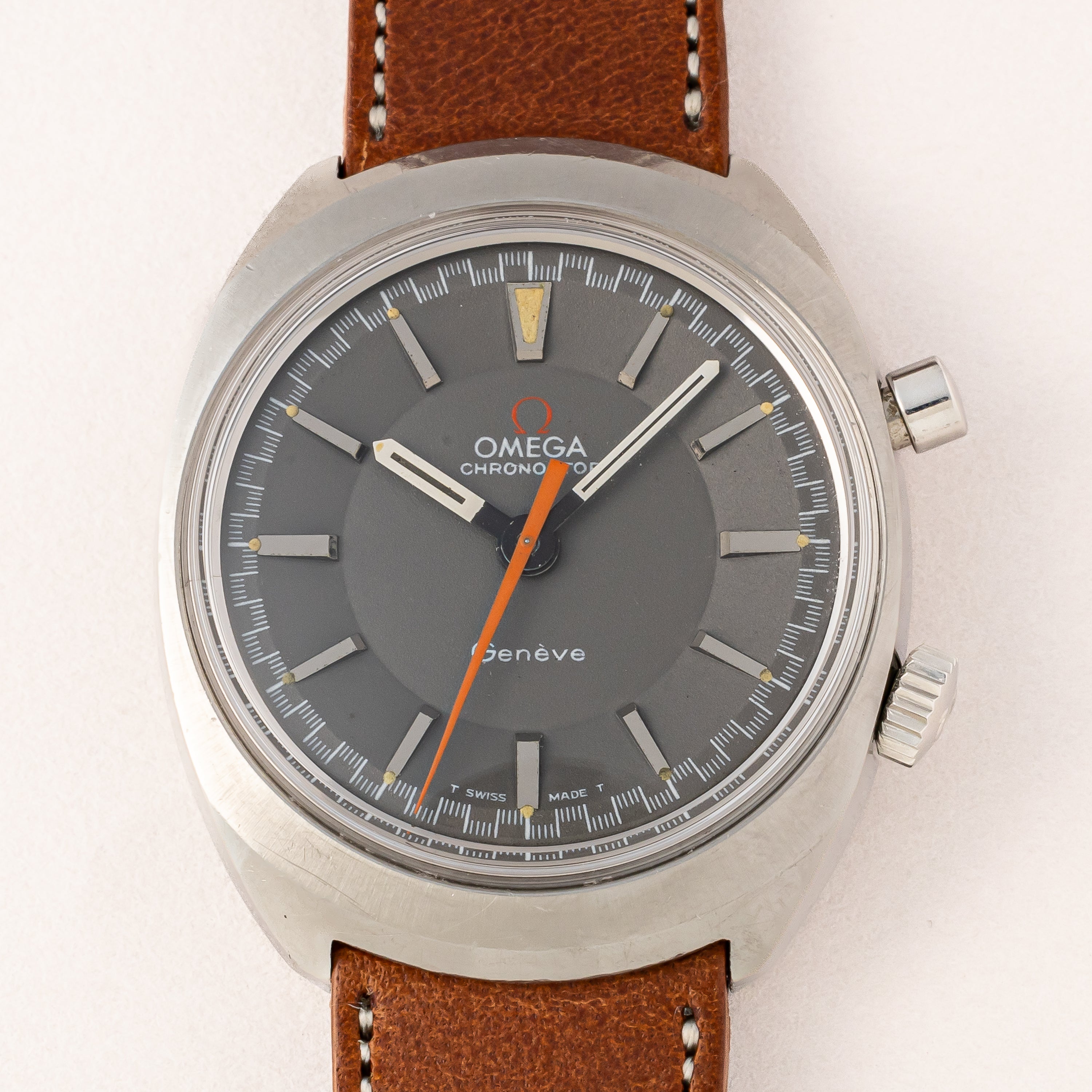 オメガ クロノストップ 1969年製 レーシングダイヤル 手巻き Cal.865 Ref.145.009