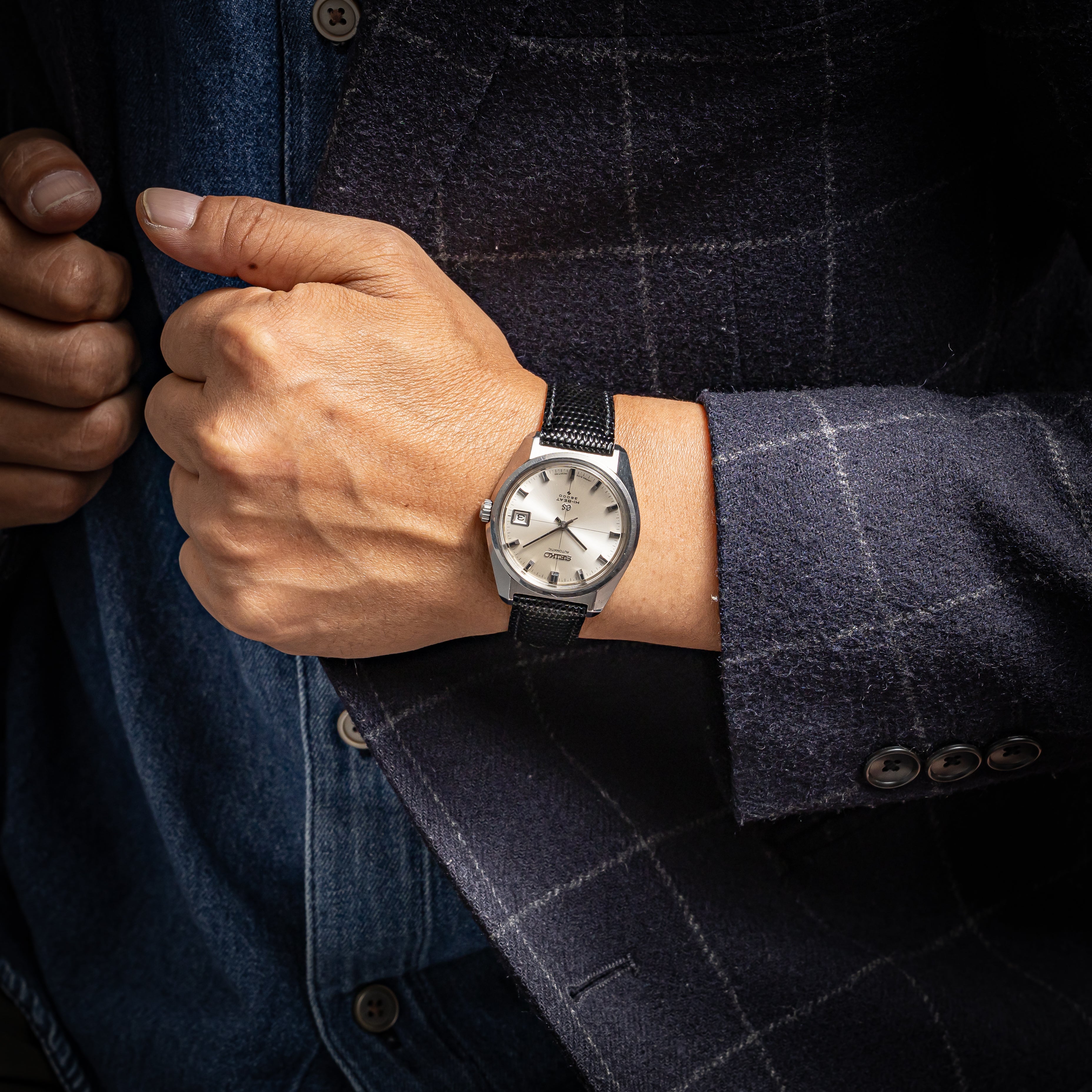 グランドセイコー ハイビート 36000 1969年製 Ref.6145-8000 61GS クロスライン