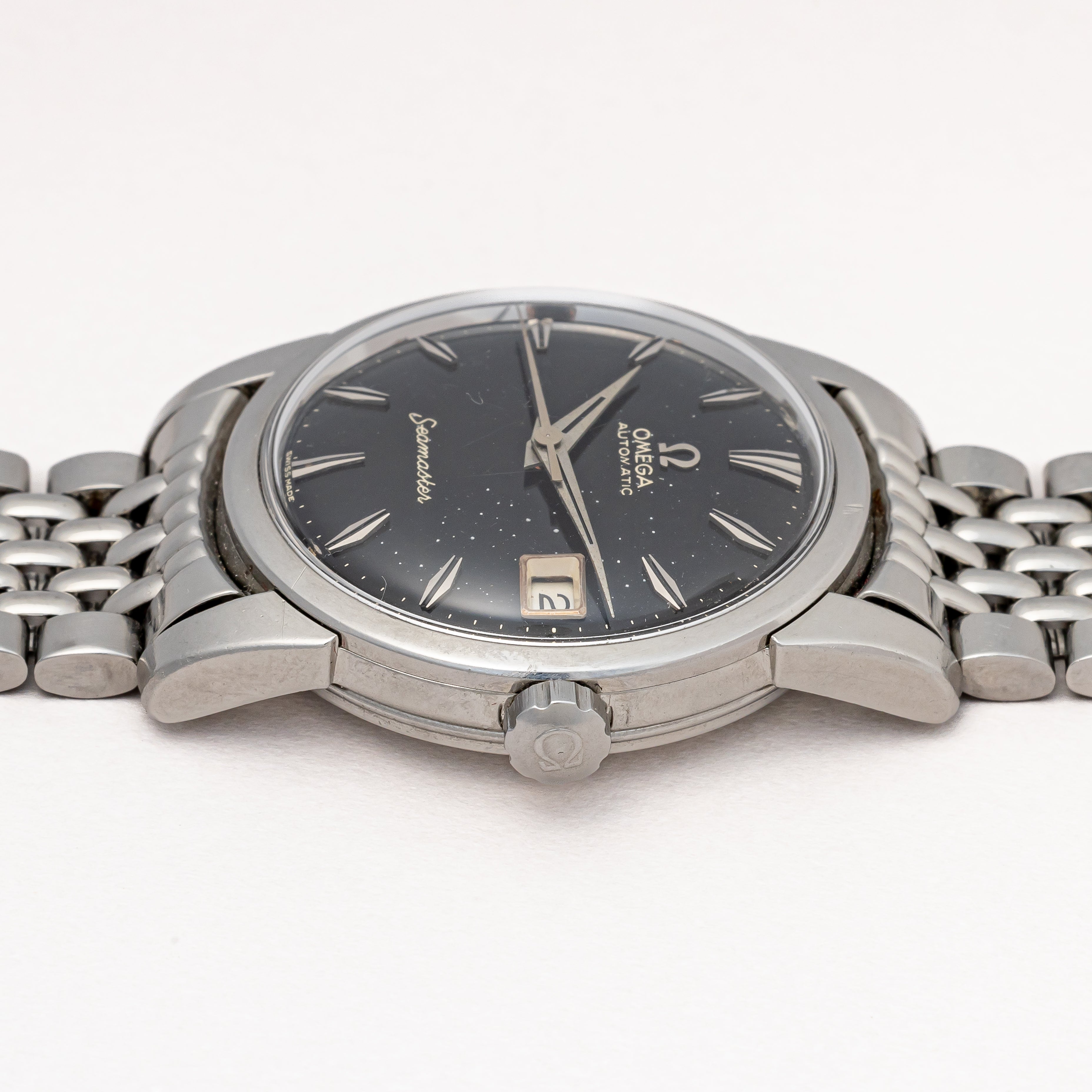 オメガ シーマスター 1958年製 オートマチック ブラックダイヤル Ref.2849