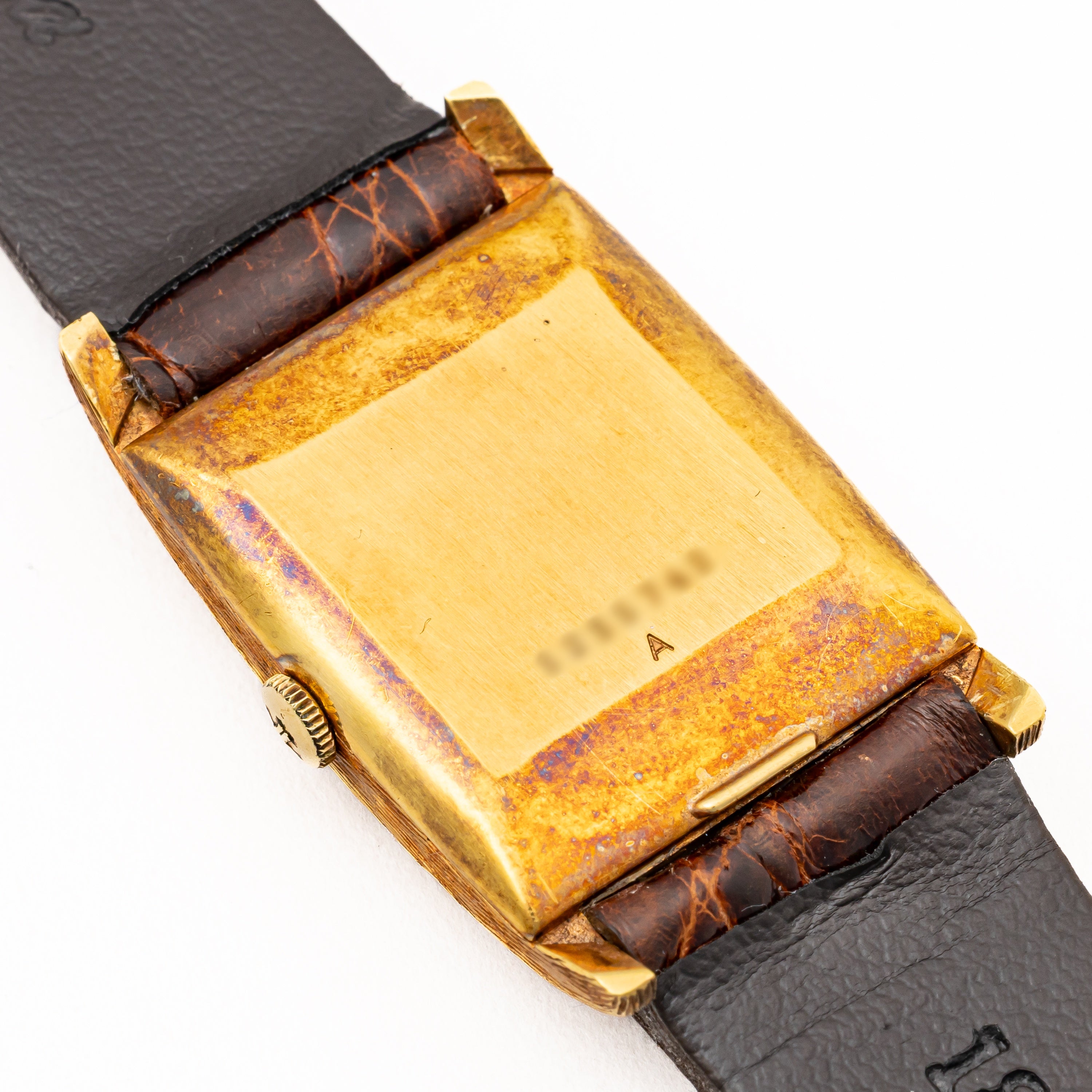 ジャガールクルト レクタンギュラー 手巻き 1960年代製 18金無垢 Ref.9012 Cal.818/2