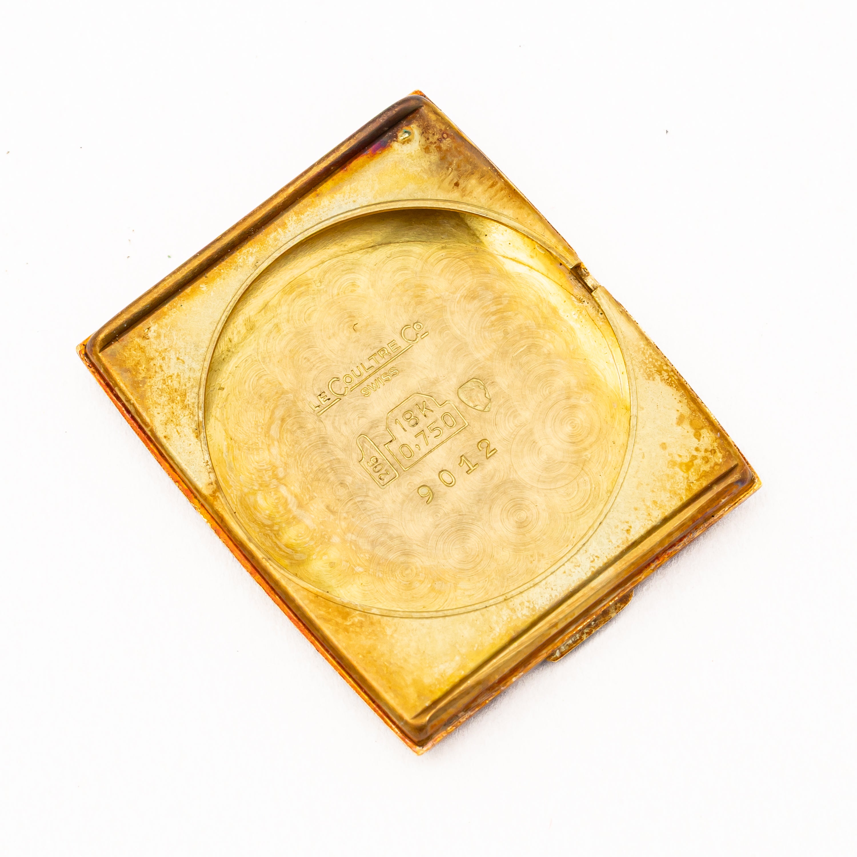 ジャガールクルト レクタンギュラー 手巻き 1960年代製 18金無垢 Ref.9012 Cal.818/2