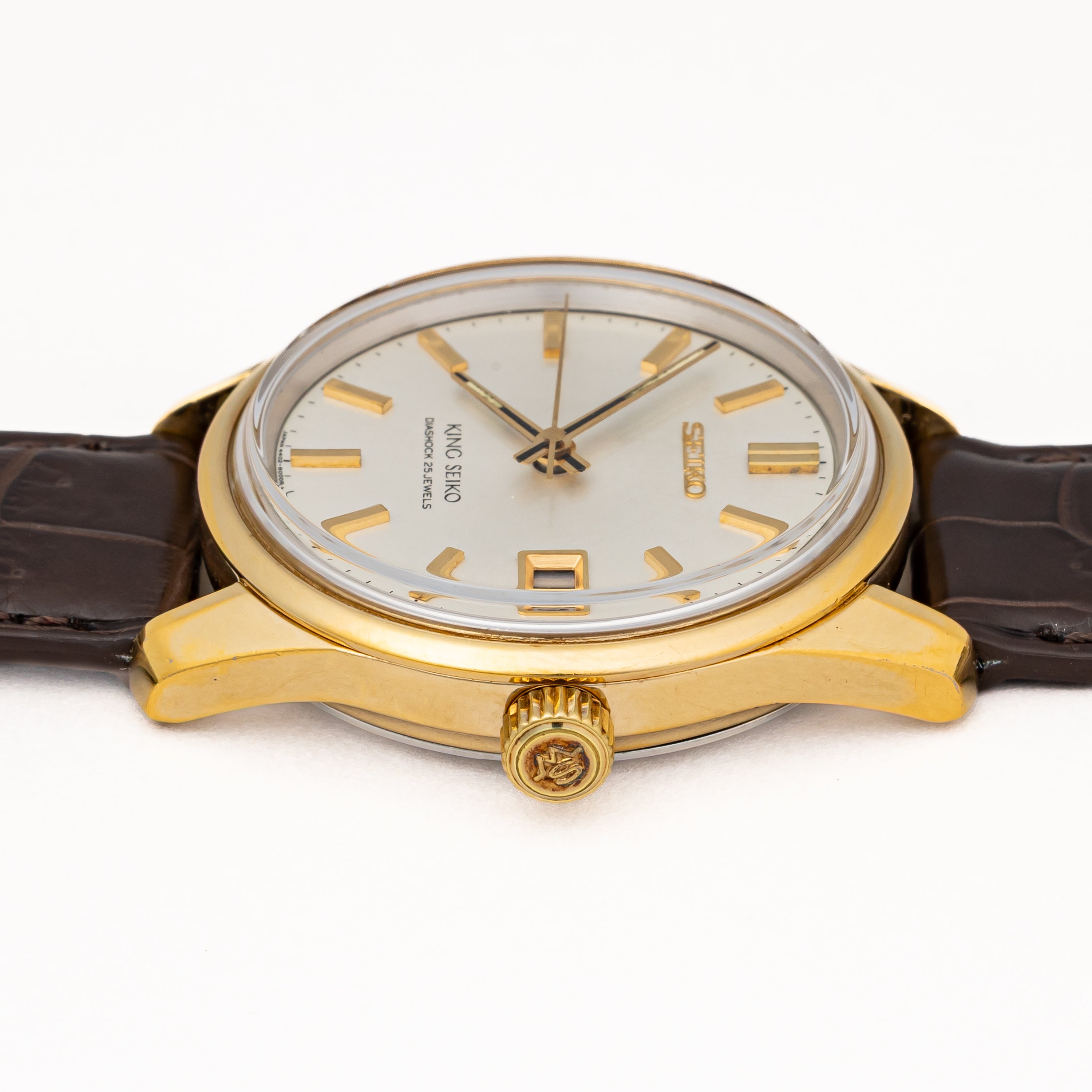 セイコー キングセイコー 手巻き 1968年製 デイトジャスト機能付き CAPゴールド Ref.4402-8000 Cal.4419A