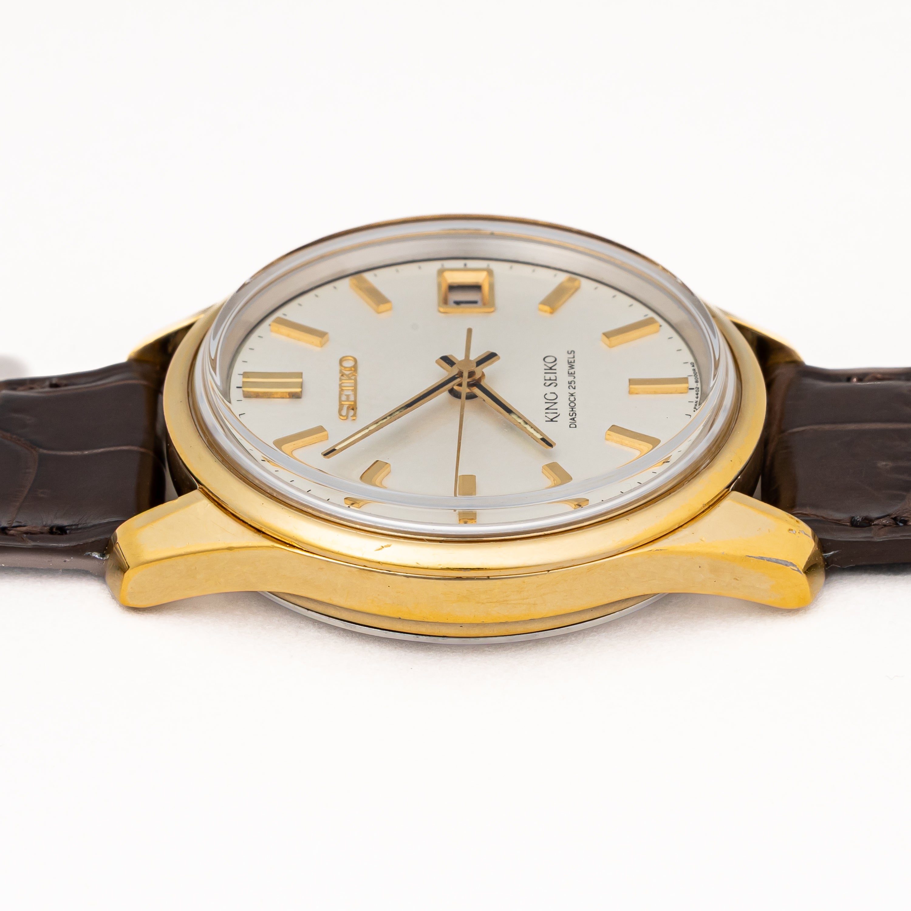 セイコー キングセイコー 手巻き 1968年製 デイトジャスト機能付き CAPゴールド Ref.4402-8000 Cal.4419A