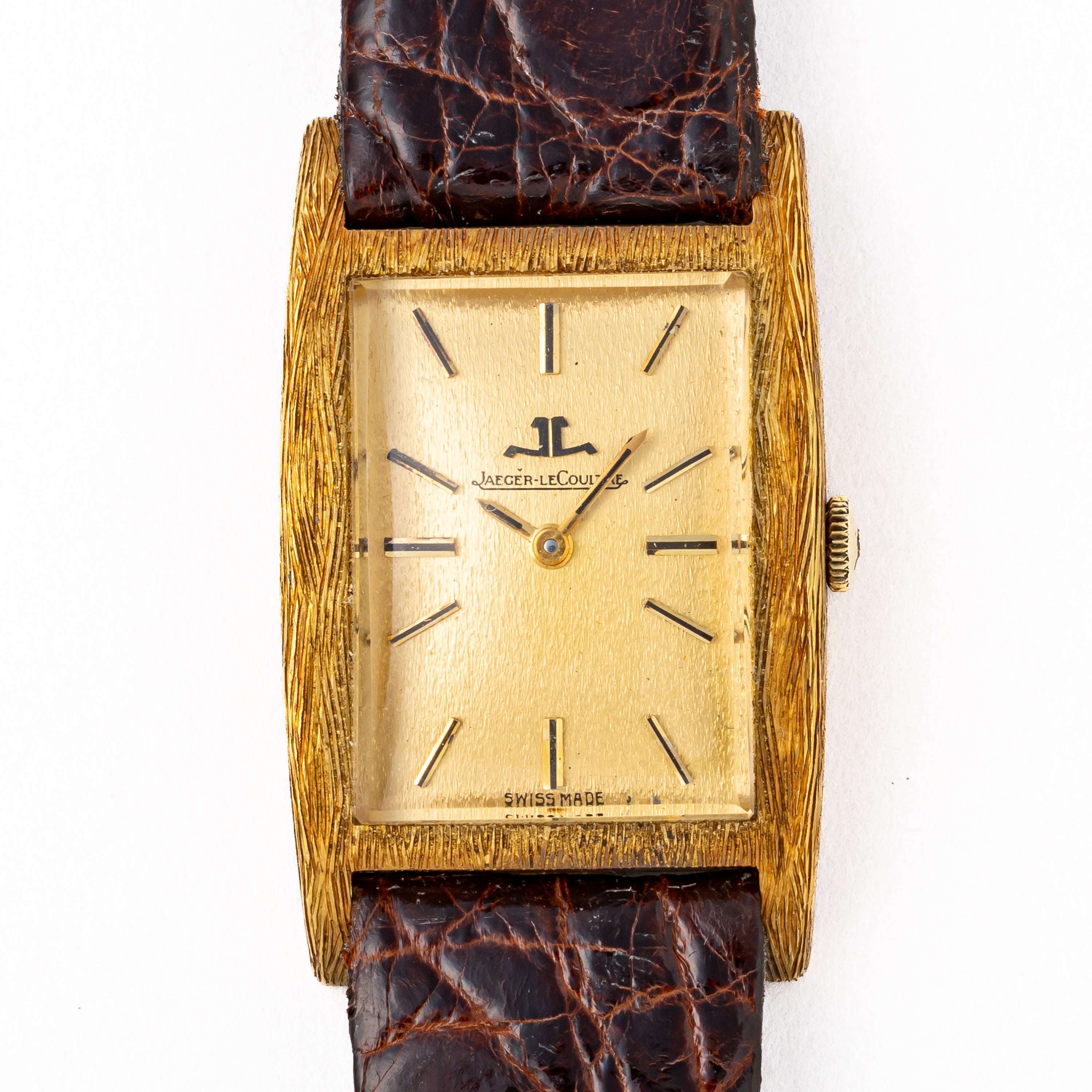 ジャガールクルト レクタンギュラー 手巻き 1960年代製 18金無垢 Ref.9012 Cal.818/2